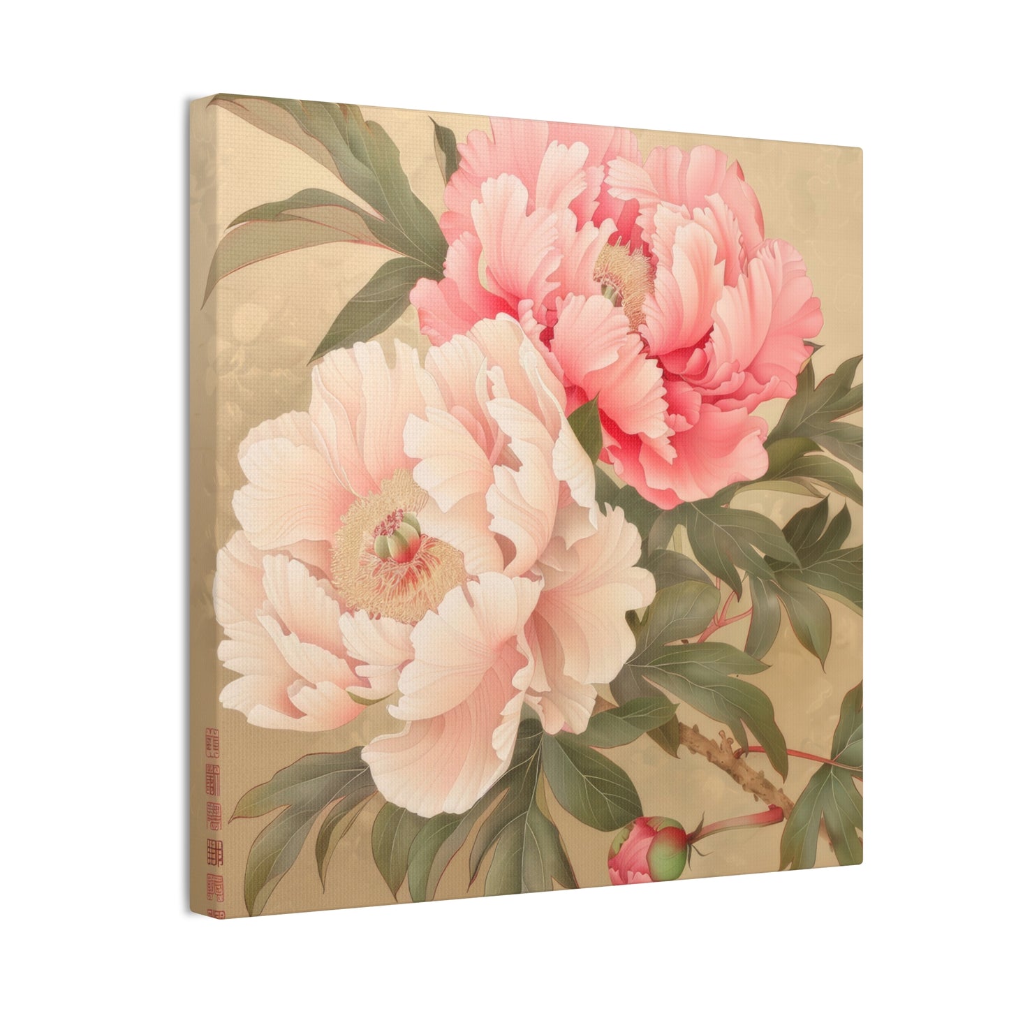 Peony - Canvas Stretched, 0.75"