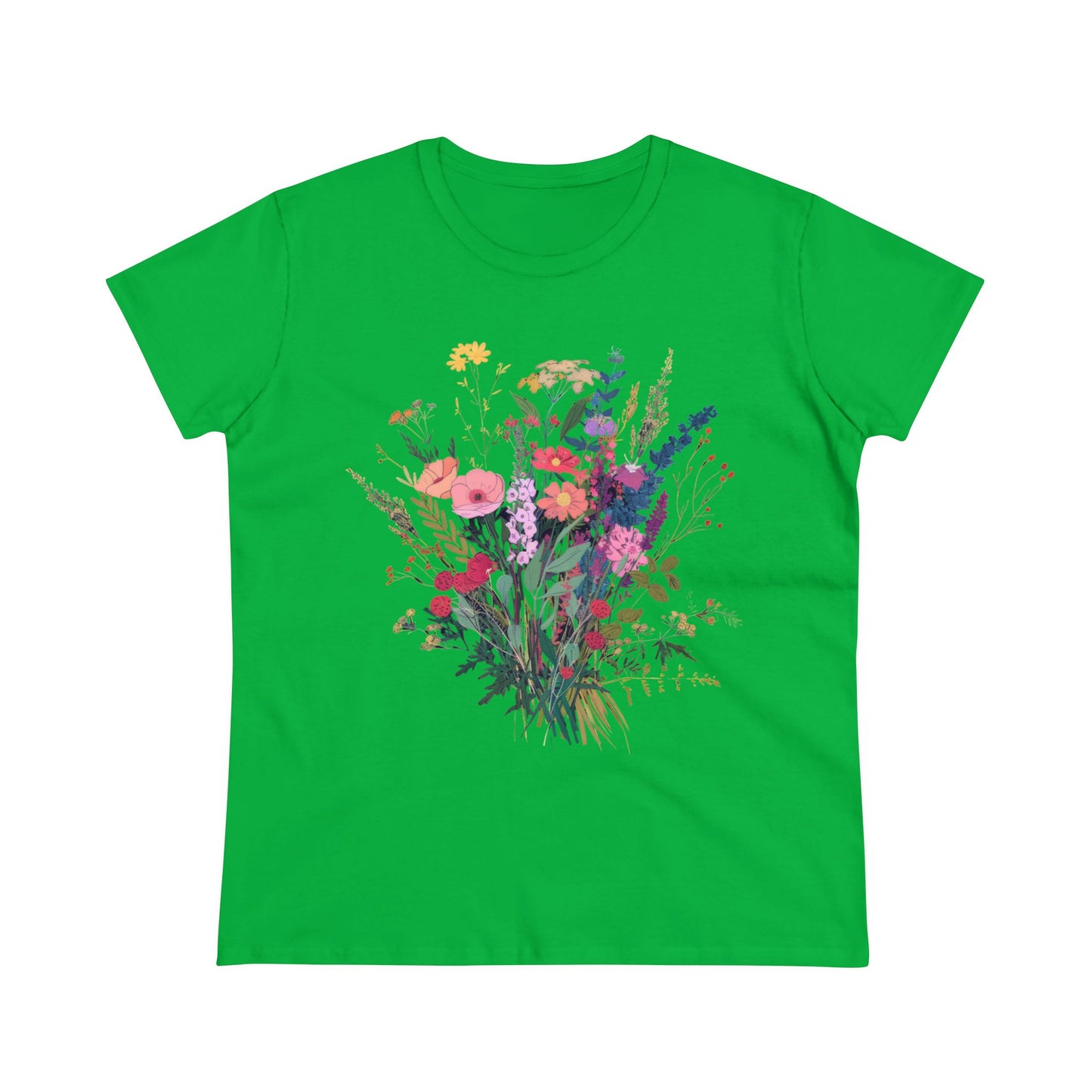 Wildflowers - Women's Midweight Cotton Tee