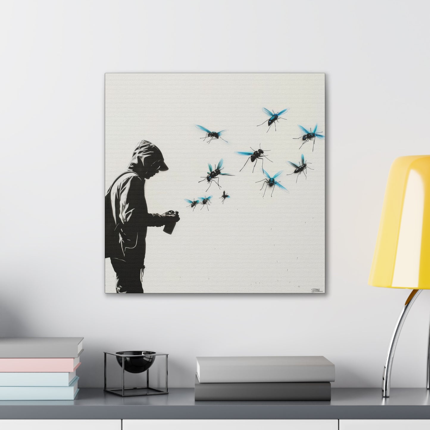 Wasps - Canvas Stretched, 0.75"