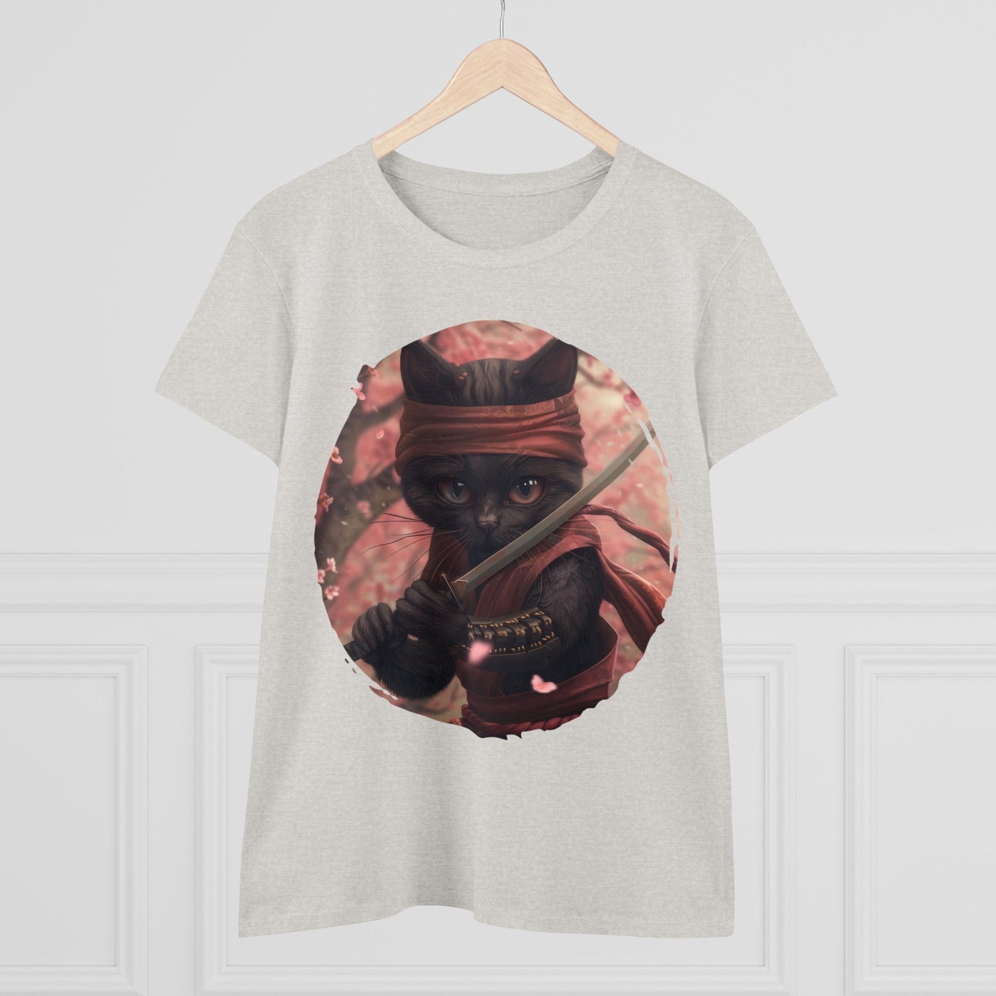 Ninja Kitty - Women's Midweight Cotton Tee