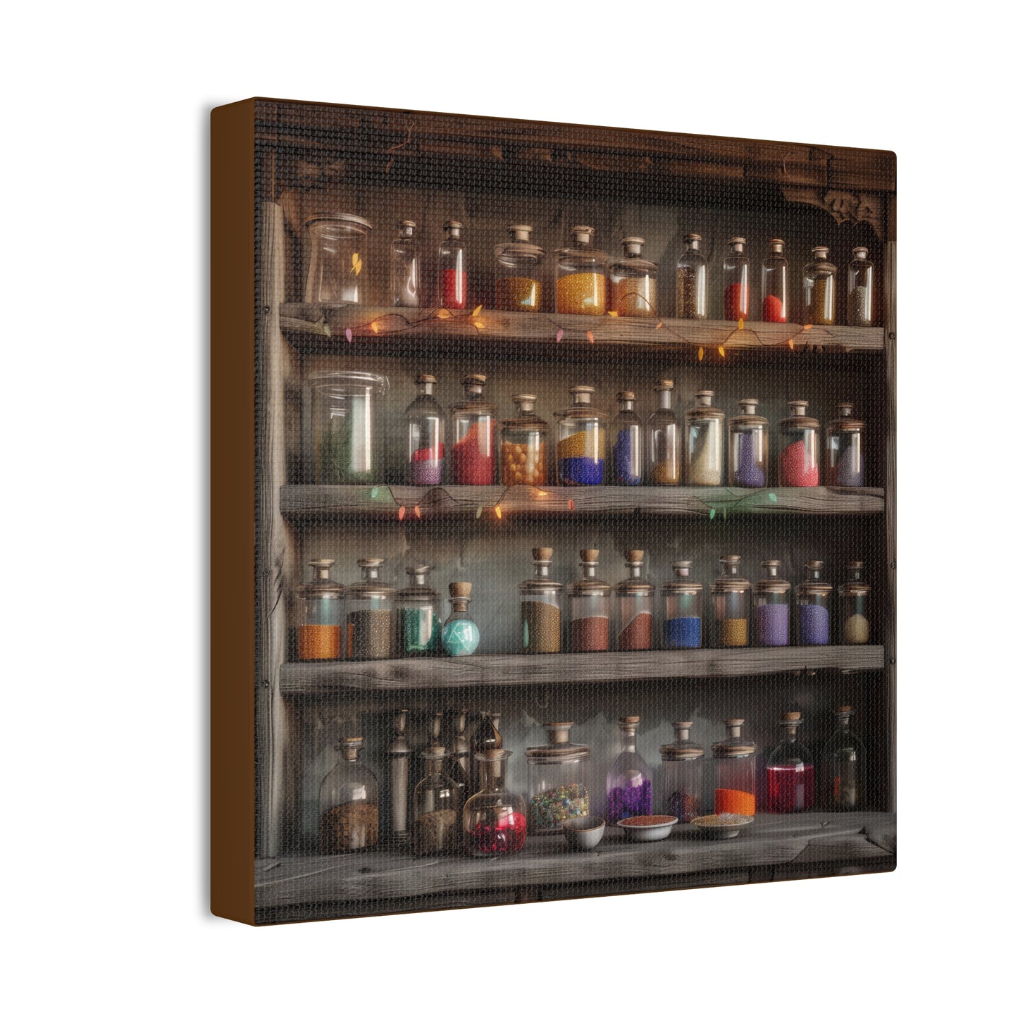 Apothecary Shelves - Canvas Stretched, 0.75"