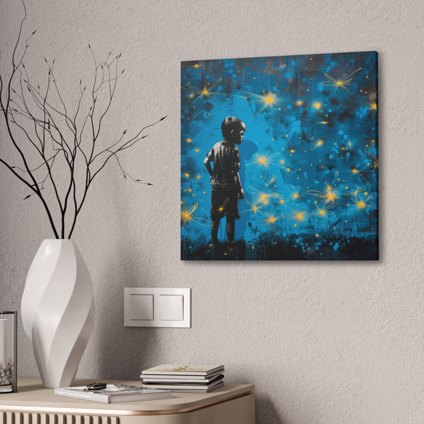 Fireflies - Canvas Stretched, 0.75"