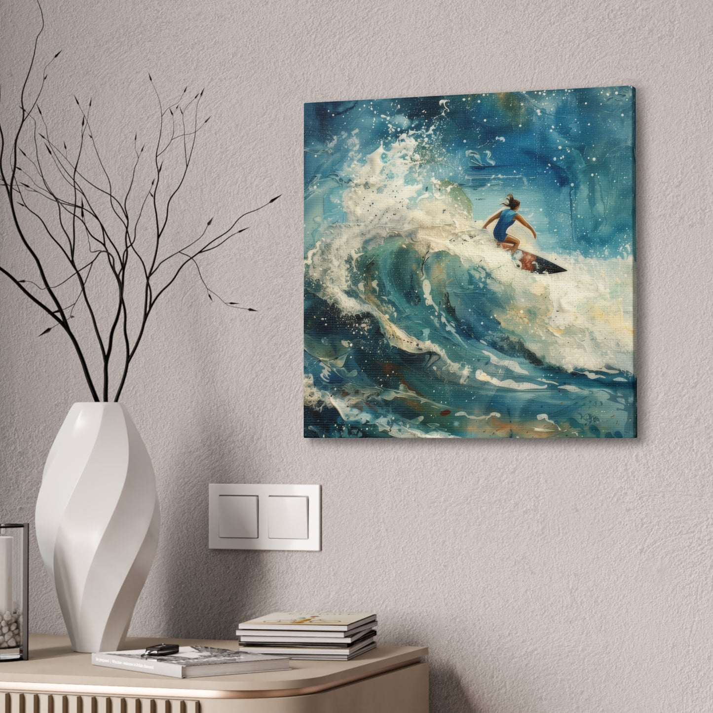 Surfs Up - Canvas Stretched, 0.75"