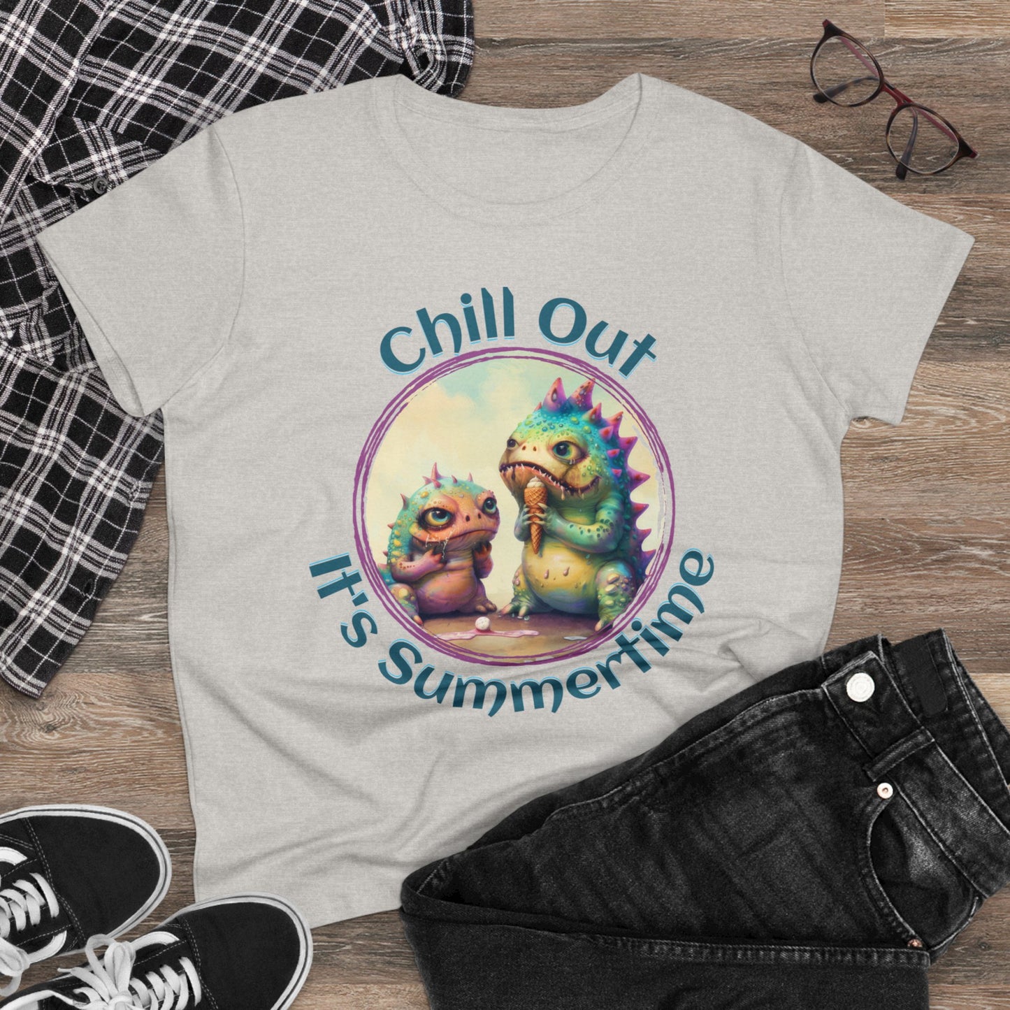 Chill Out for Summer - Women's Midweight Cotton Tee