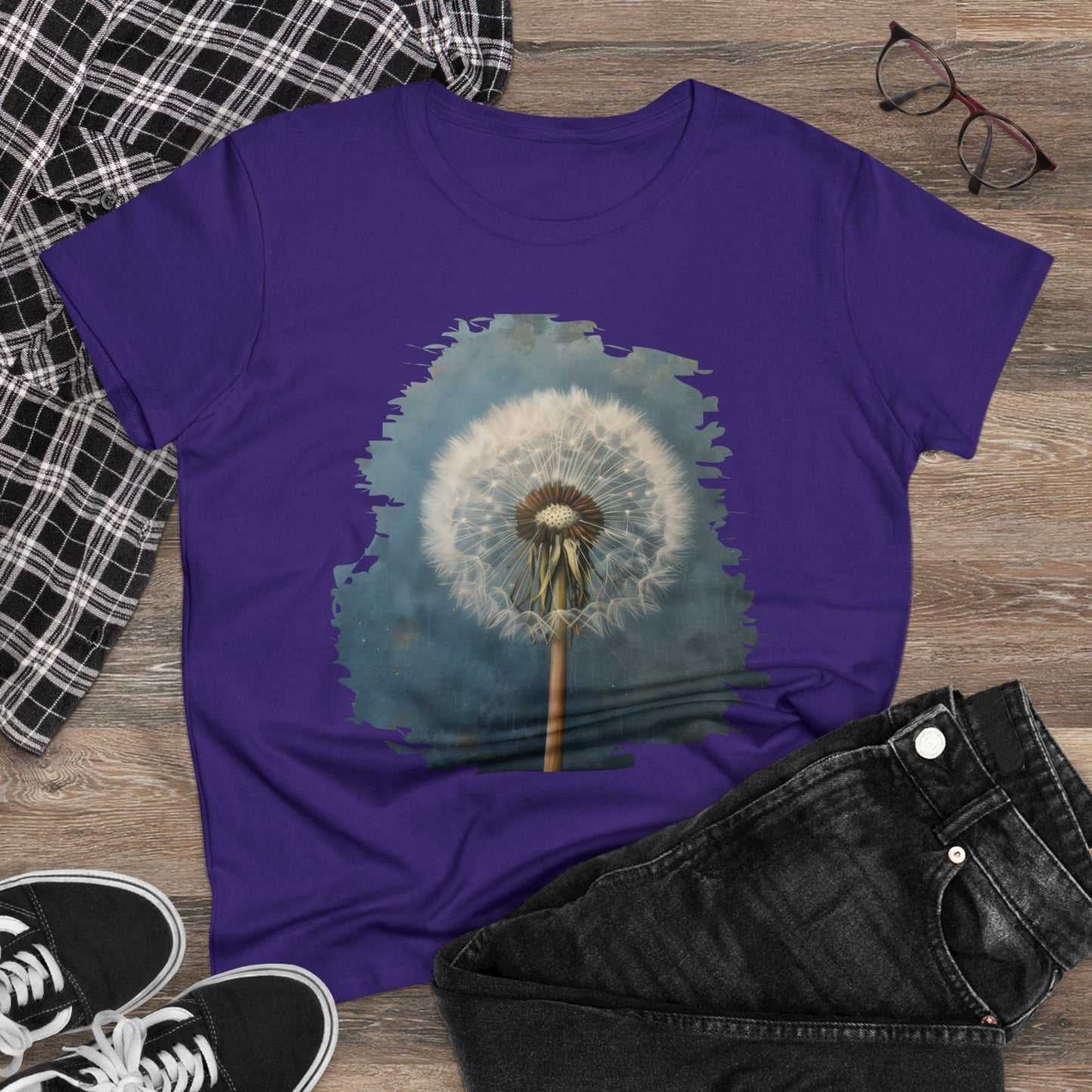 Dandelion - Flowers - Women's Midweight Cotton Tee