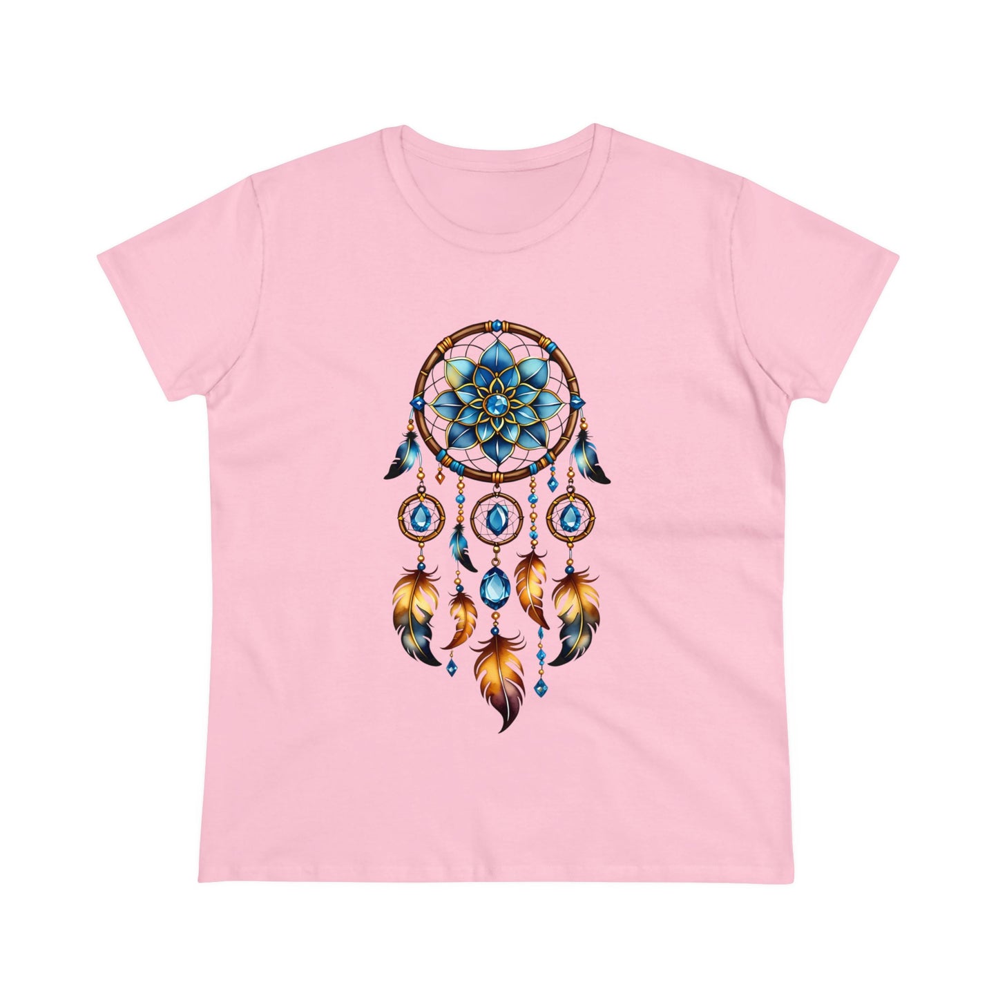 Topaz Dream Catcher - Scorpio - Astrology - Women's Midweight Cotton Tee