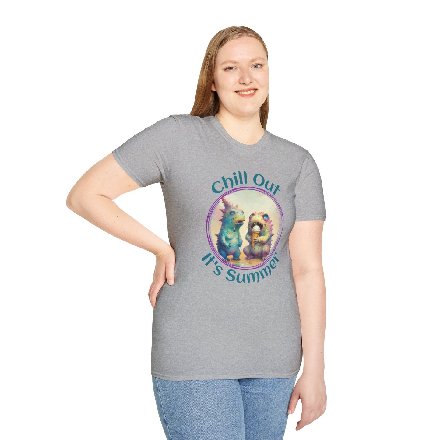 Chill Out, It's Summer - Unisex Softstyle T-Shirt