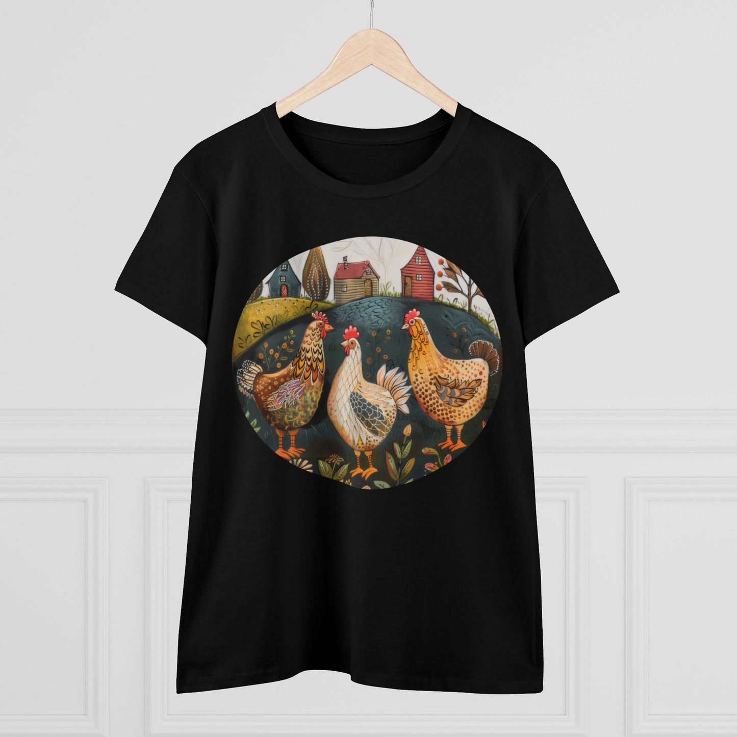 Chickens - Women's Midweight Cotton Tee