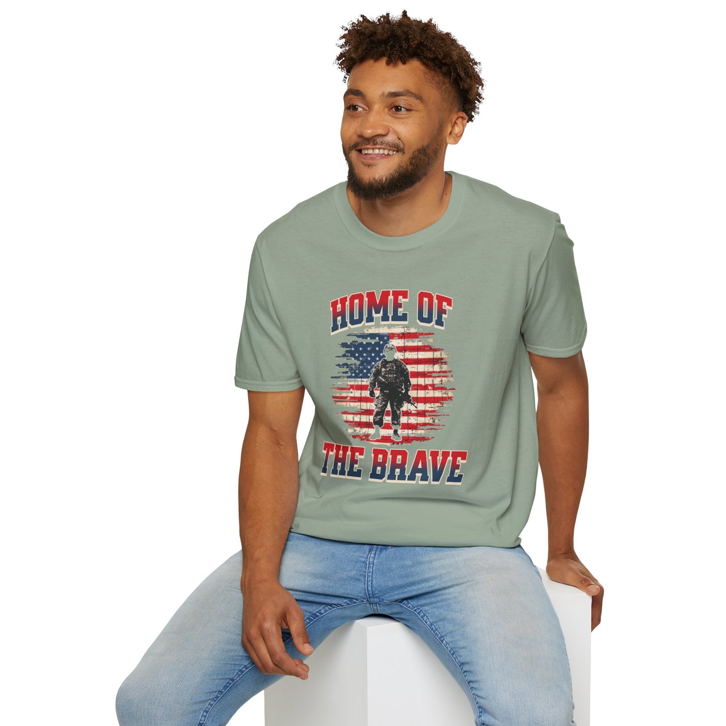 Home of the Brave - Unisex Softstyle T-Shirt