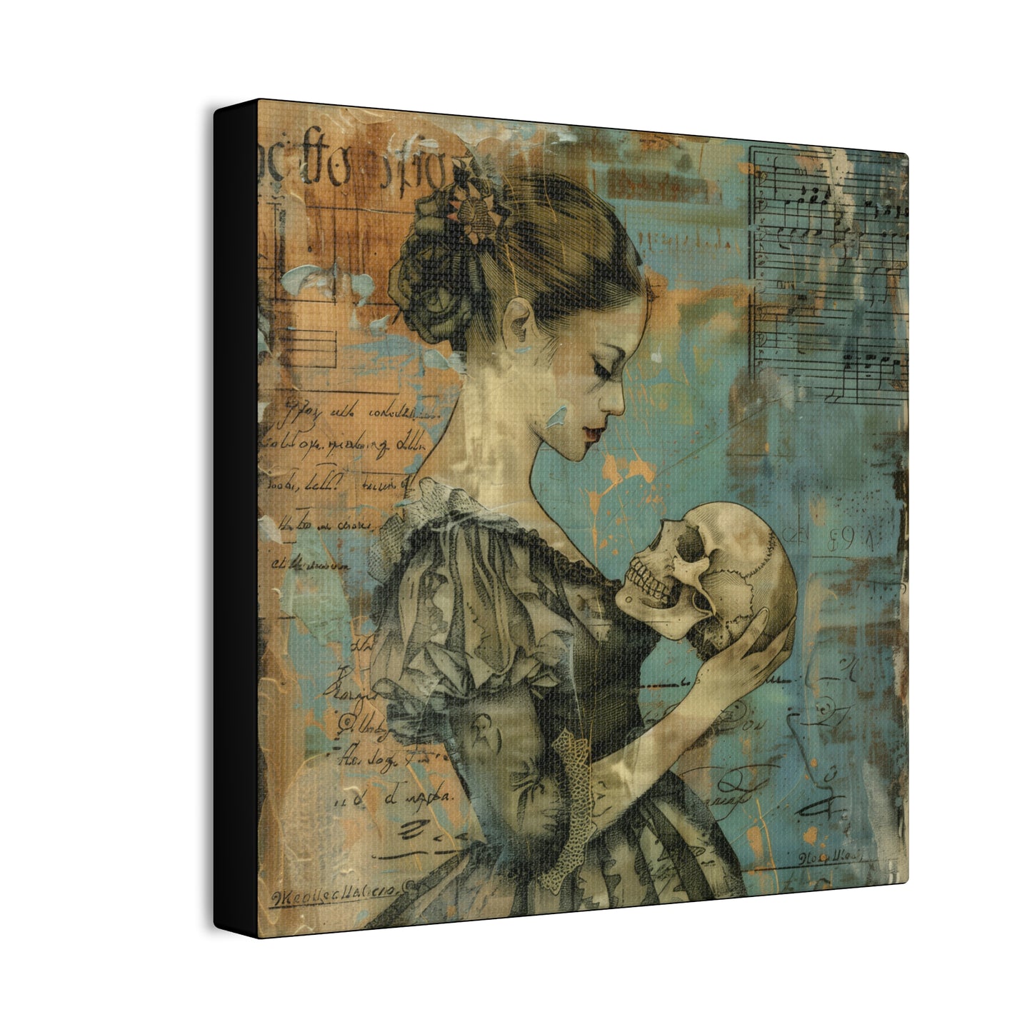 Her Skull - Canvas Stretched, 0.75"