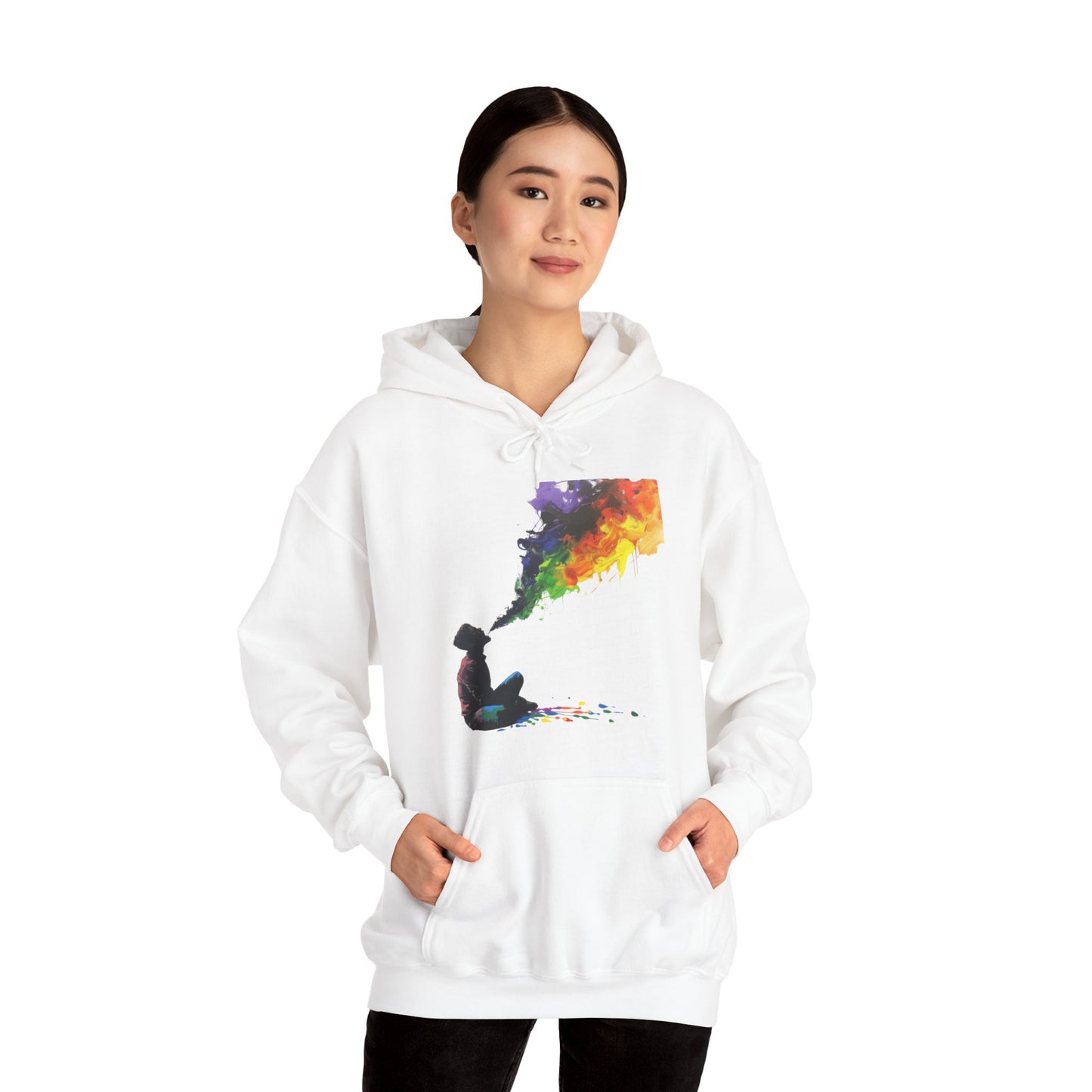 Rainbow Breath - Unisex Heavy Blend™ Hooded Sweatshirt