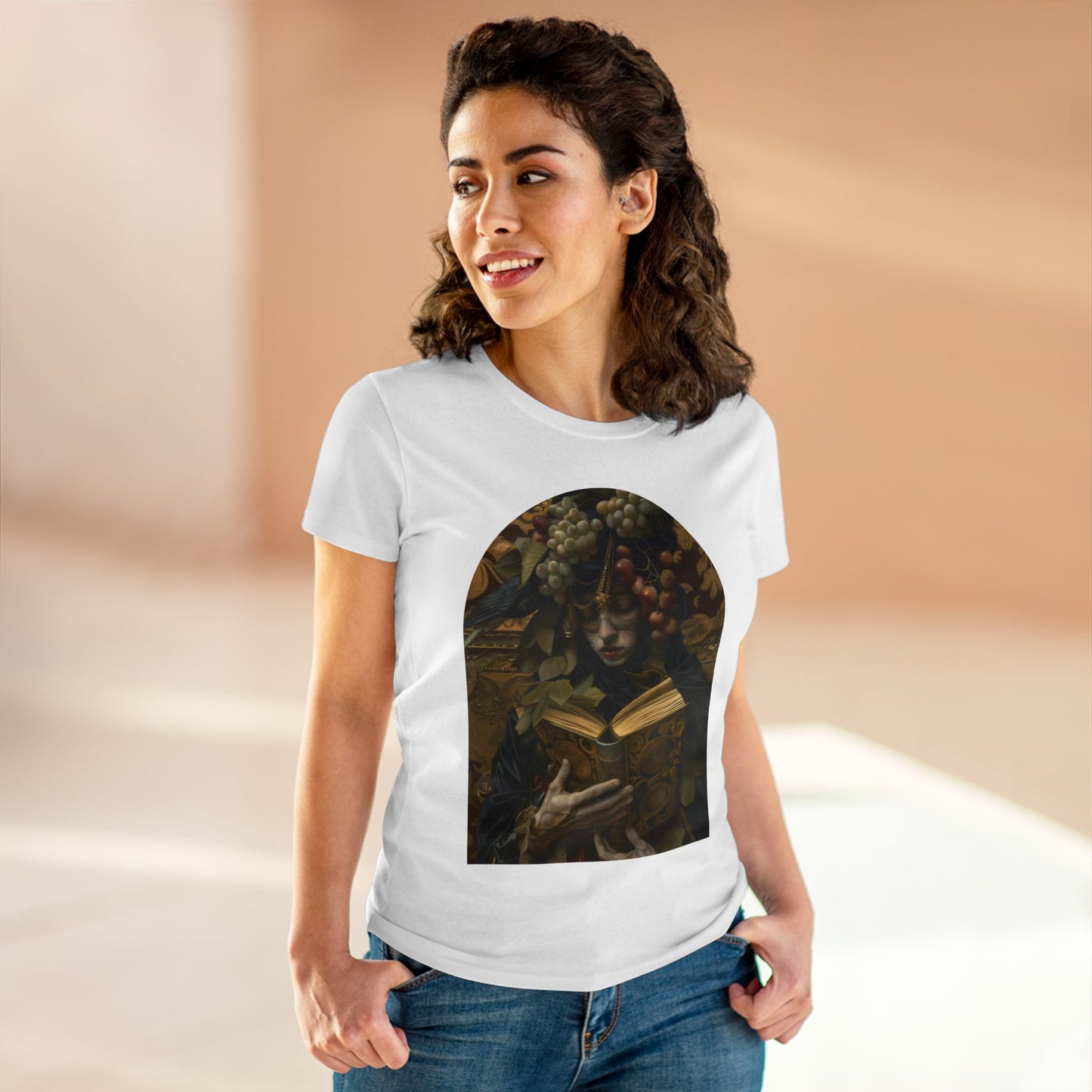 Solemn Reading - Fantasy - Women's Midweight Cotton Tee