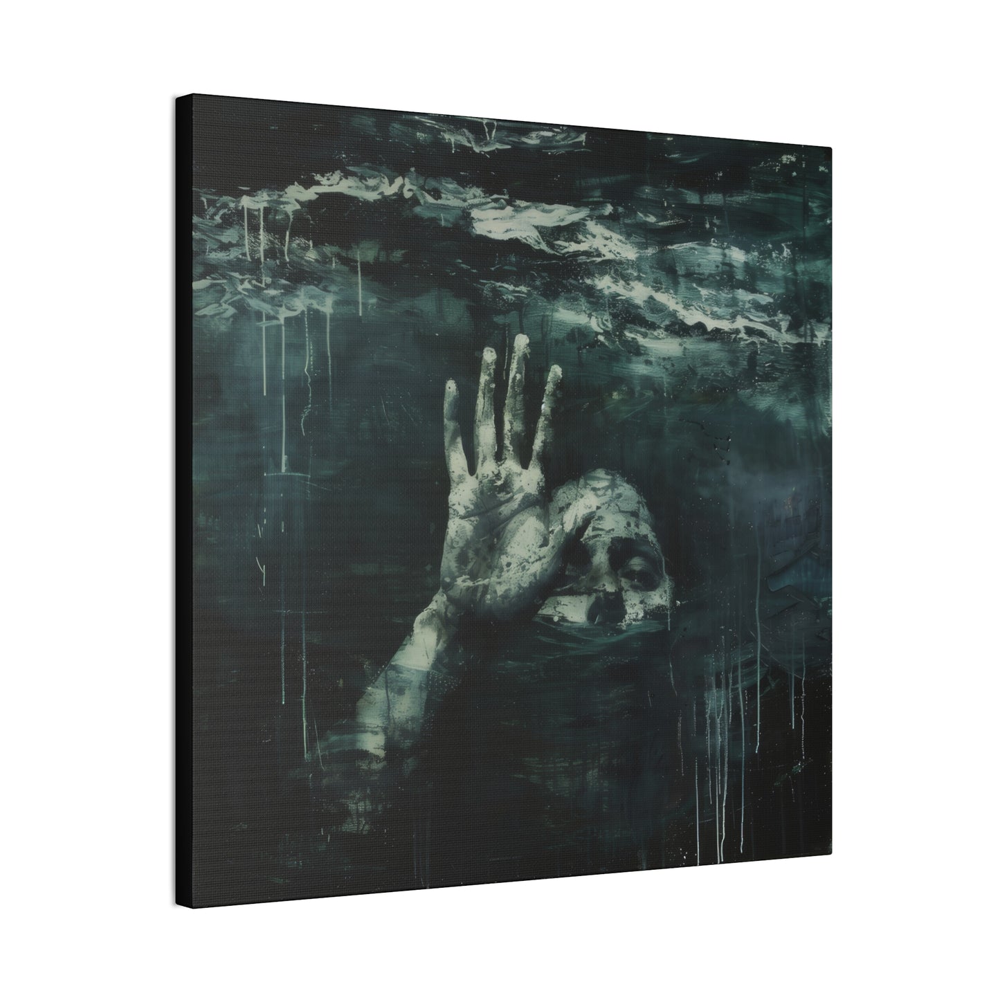 Not Waving But Drowning - Canvas Stretched, 0.75"