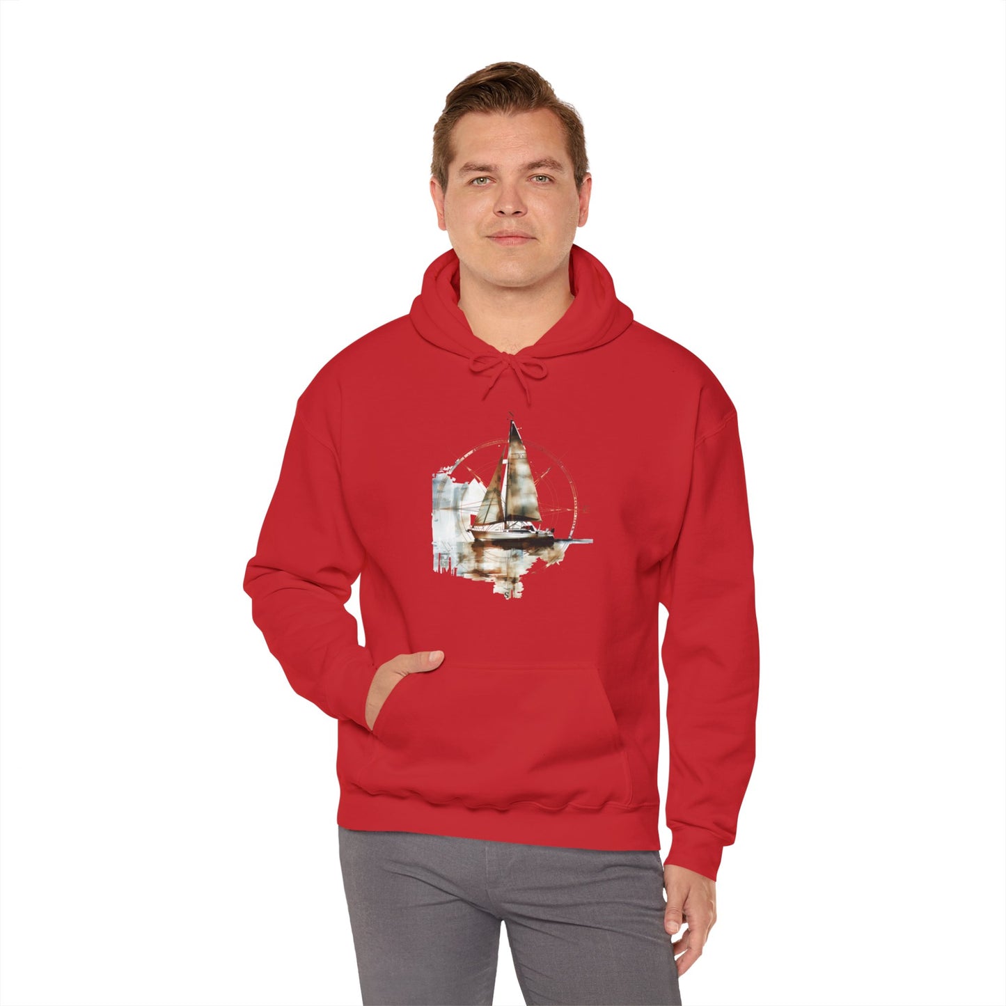 Sailing - Unisex Heavy Blend™ Hooded Sweatshirt