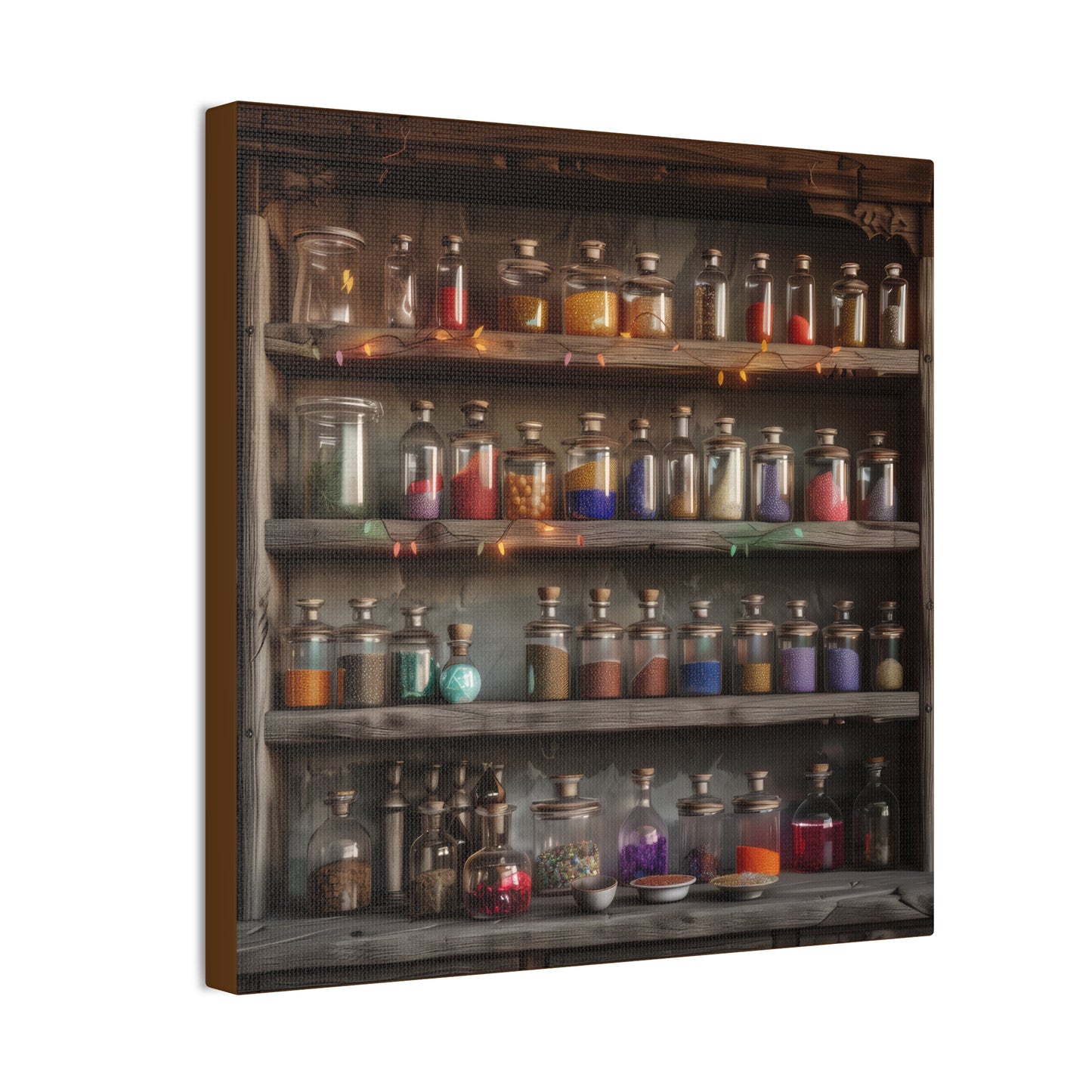 Apothecary Shelves - Canvas Stretched, 0.75"