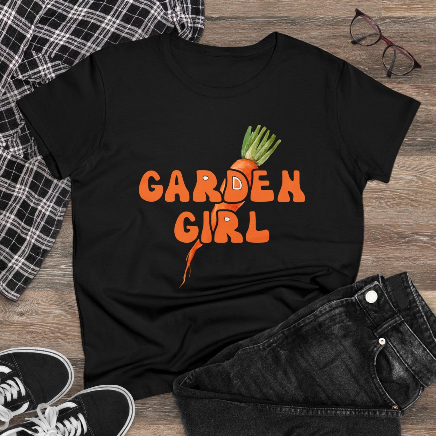 Garden Girl - Gardening - Women's Midweight Cotton Tee