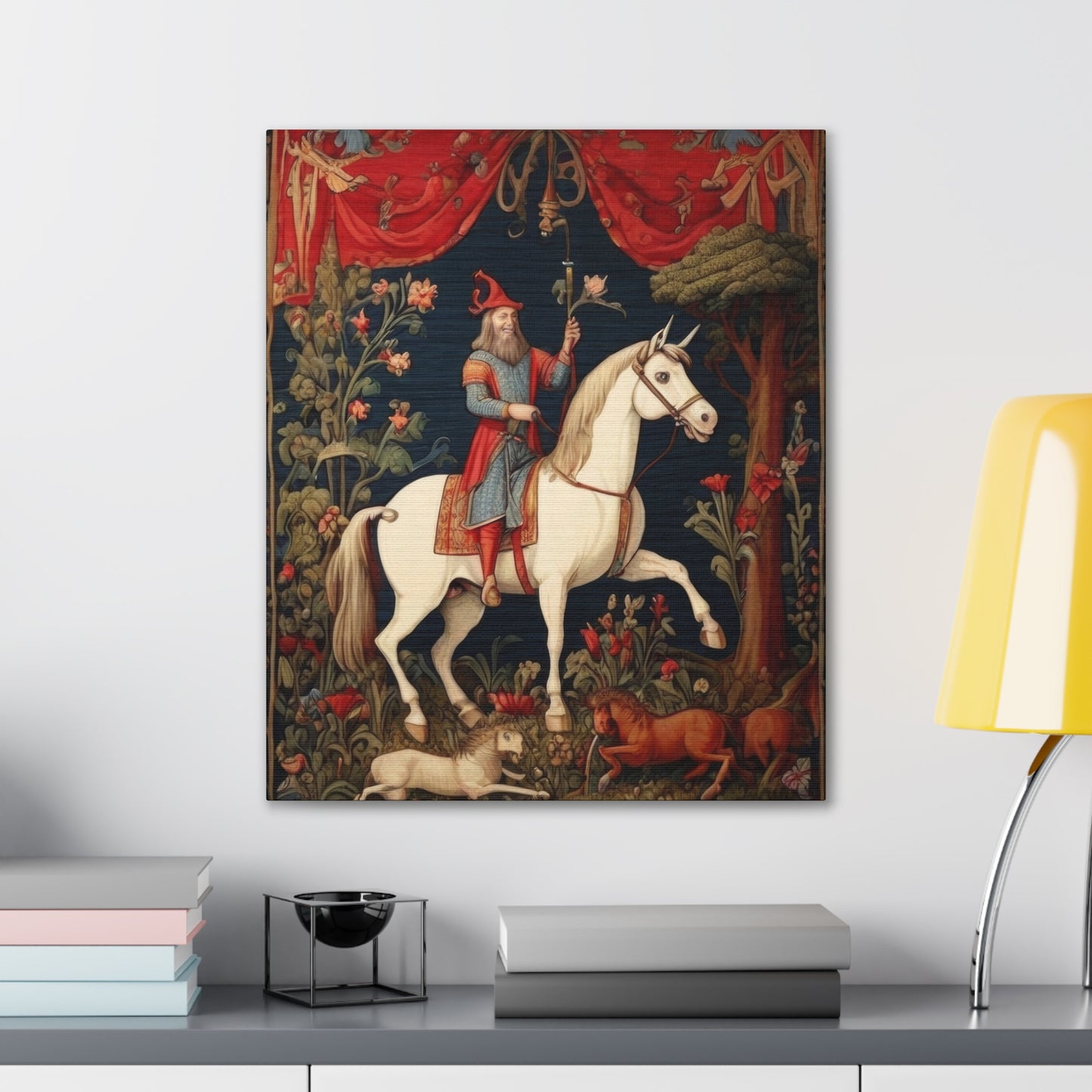 Medieval Tapestry - Canvas Stretched, 0.75"