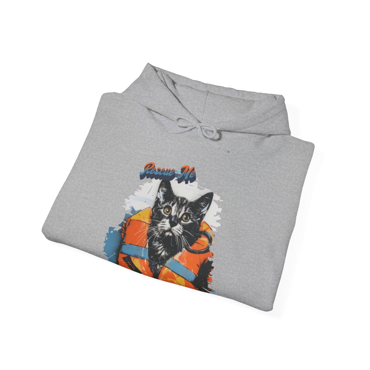 Rescue Cat - Unisex Heavy Blend™ Hooded Sweatshirt