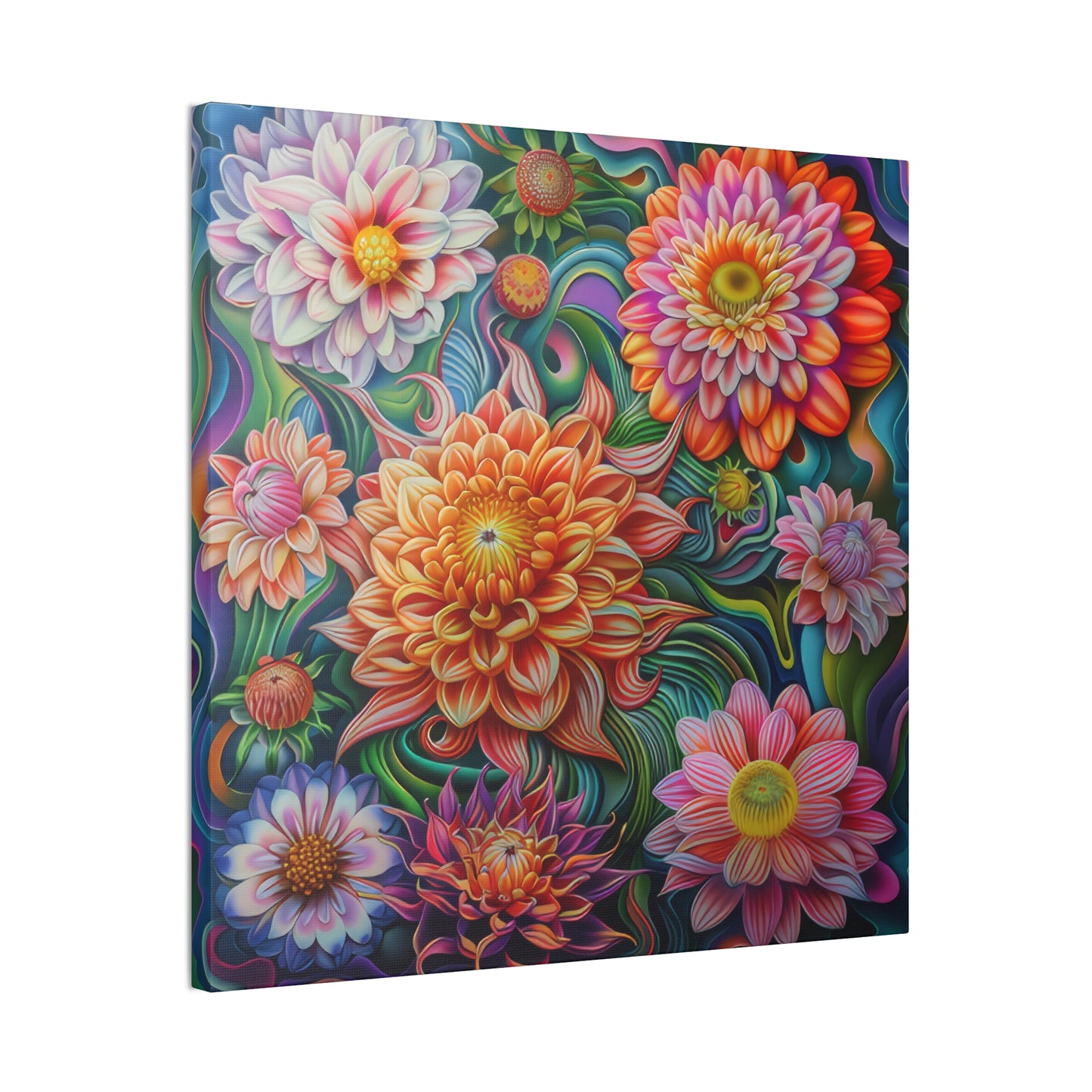 Flowers - Canvas Stretched, 0.75"