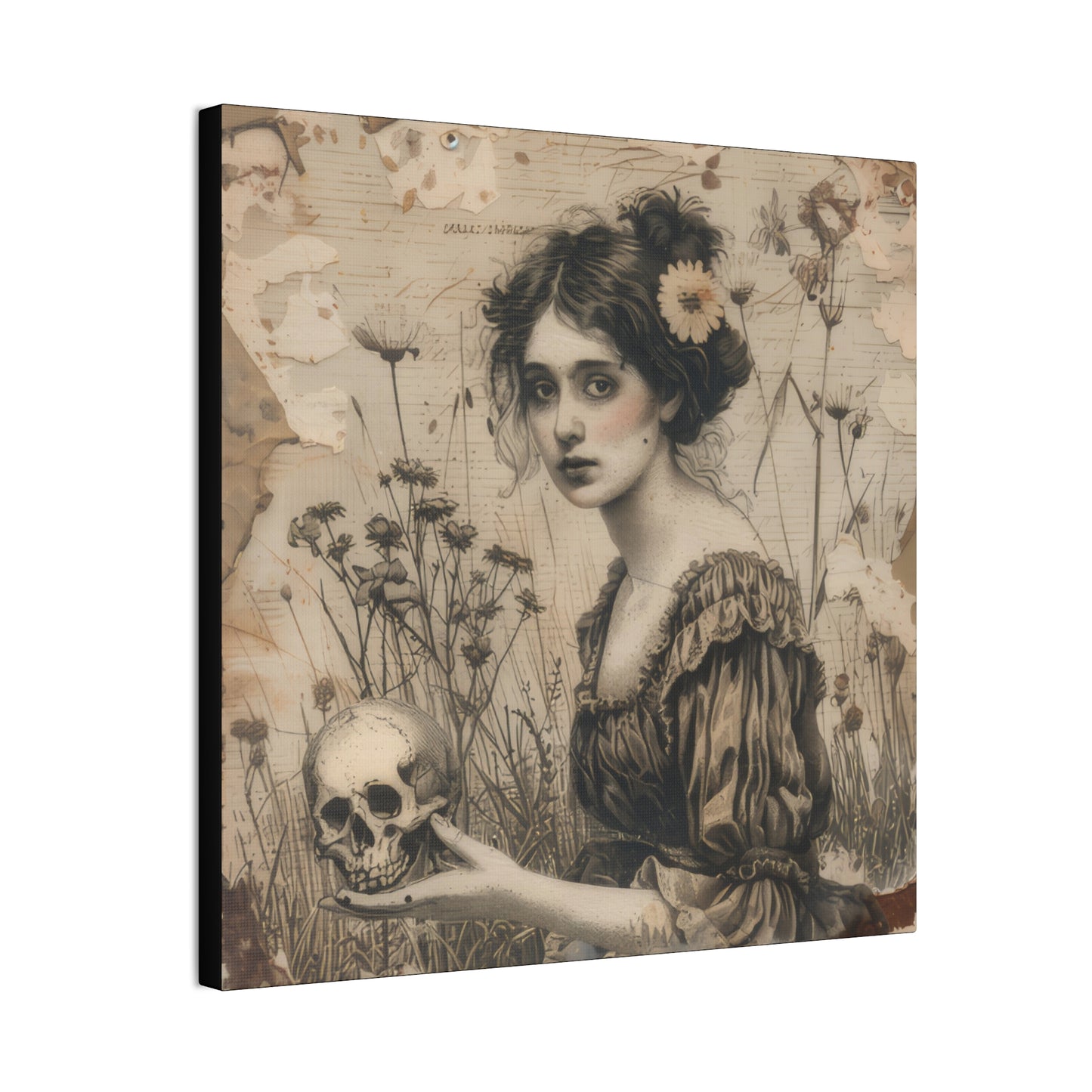 Her Skull - Canvas Stretched, 0.75"