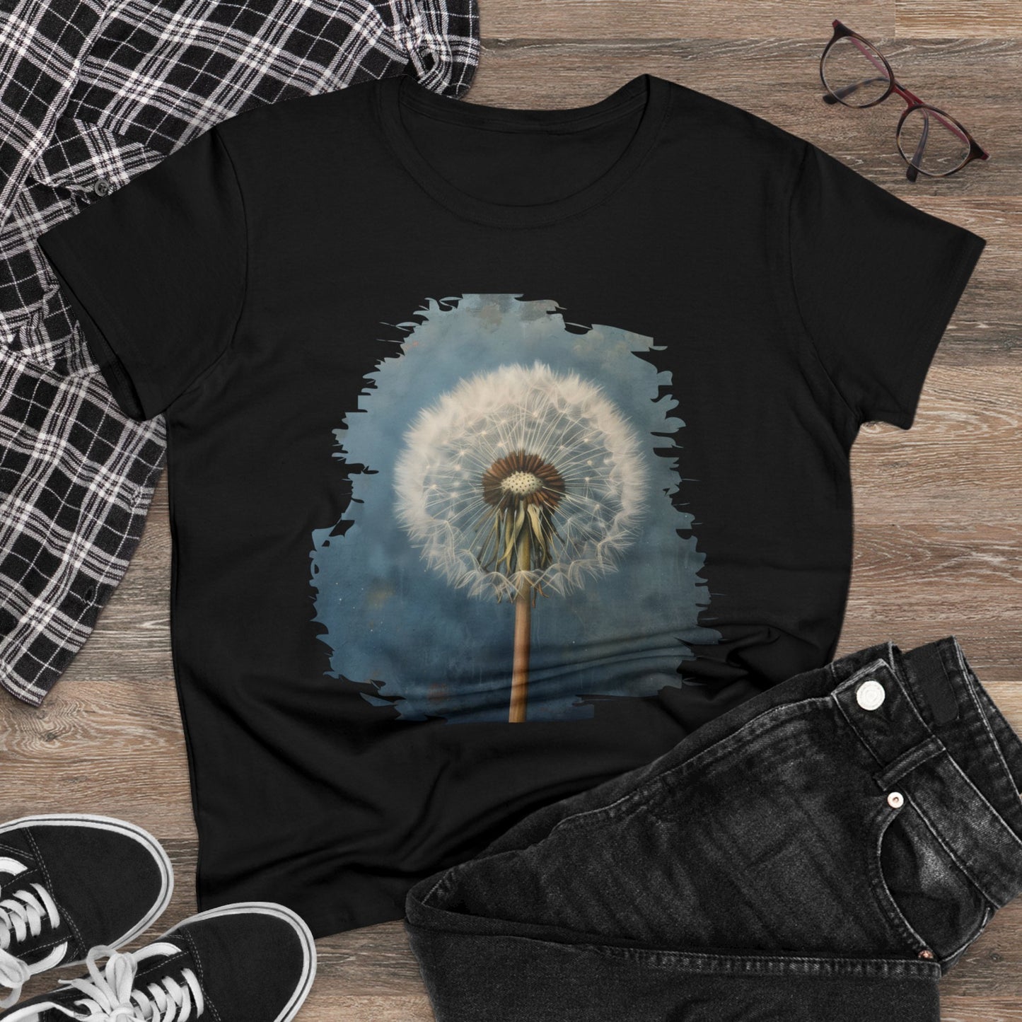 Dandelion - Flowers - Women's Midweight Cotton Tee