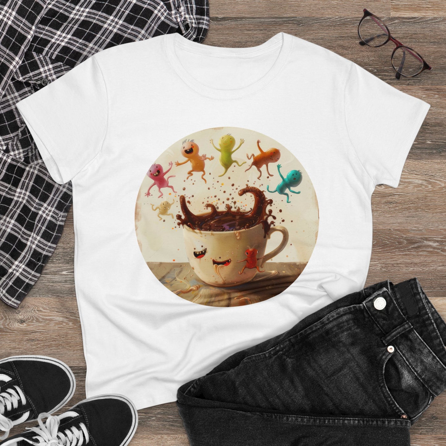 Coffee Critters - Women's Midweight Cotton Tee