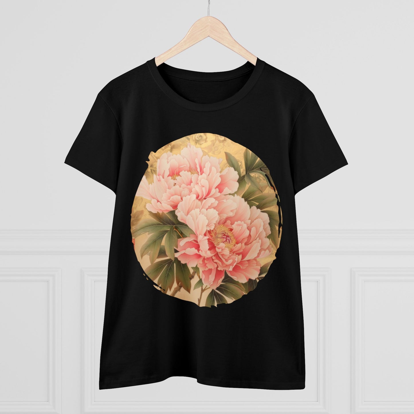 Peony - Flower - Women's Midweight Cotton Tee