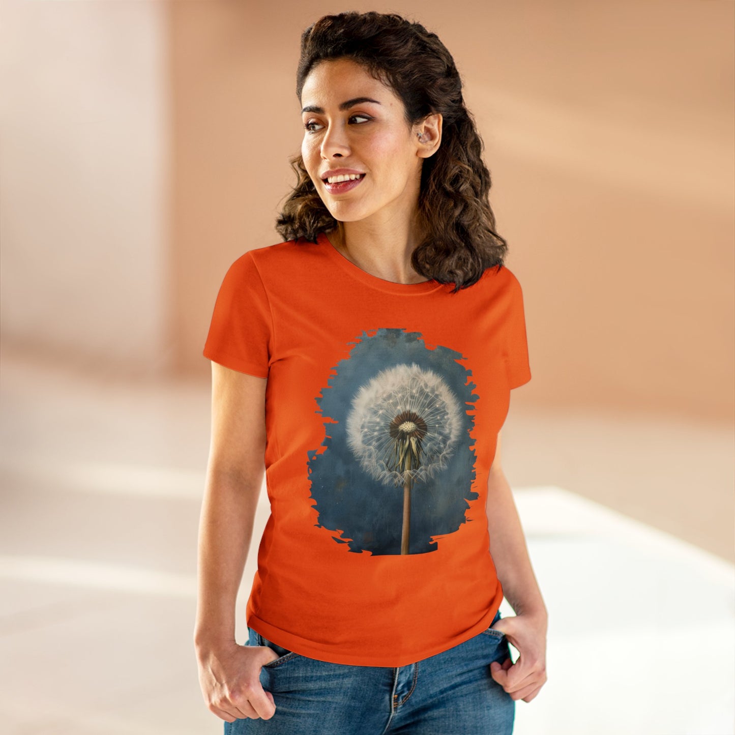 Dandelion - Flowers - Women's Midweight Cotton Tee