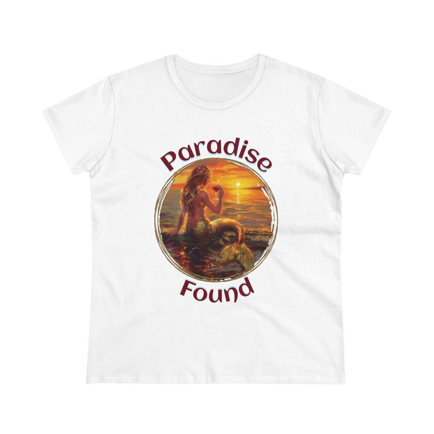 Paradise Found - Women's Midweight Cotton Tee