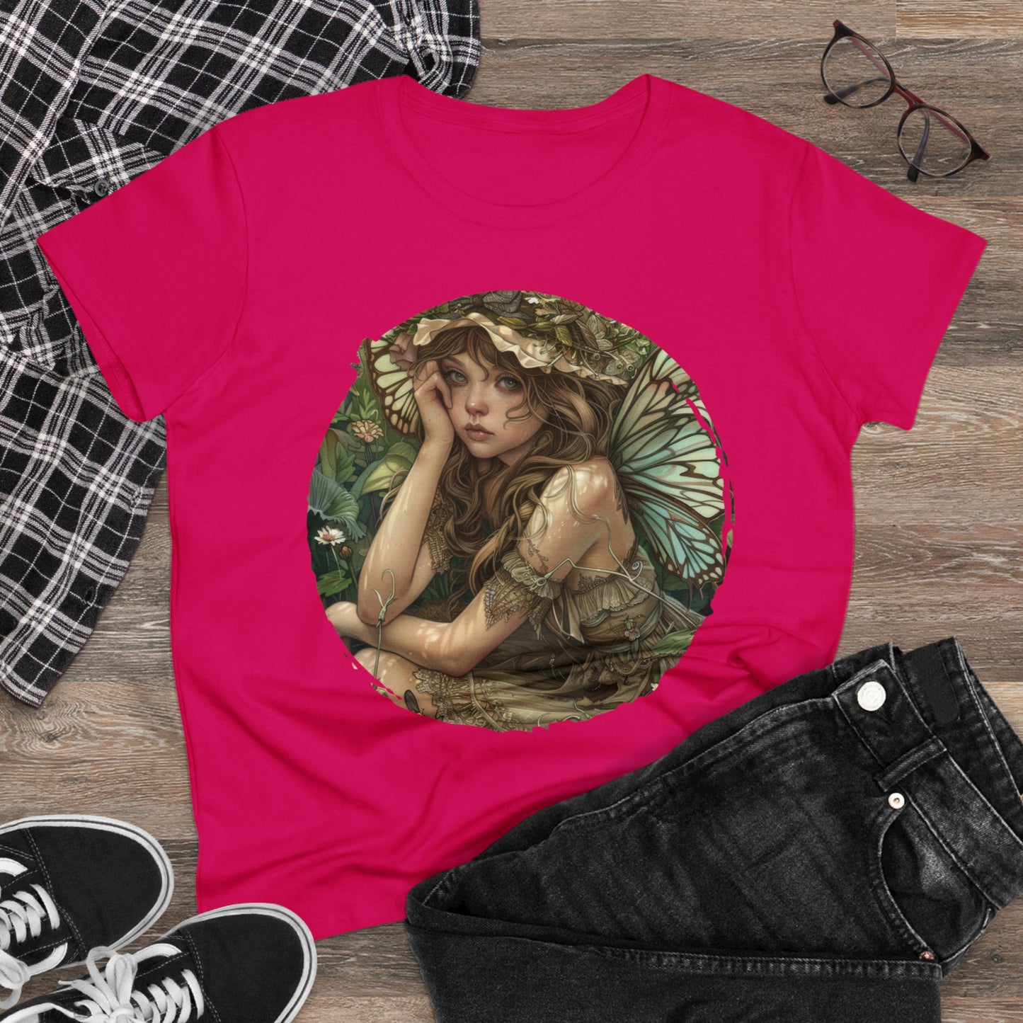 Fairy - Fantasy - Women's Midweight Cotton Tee