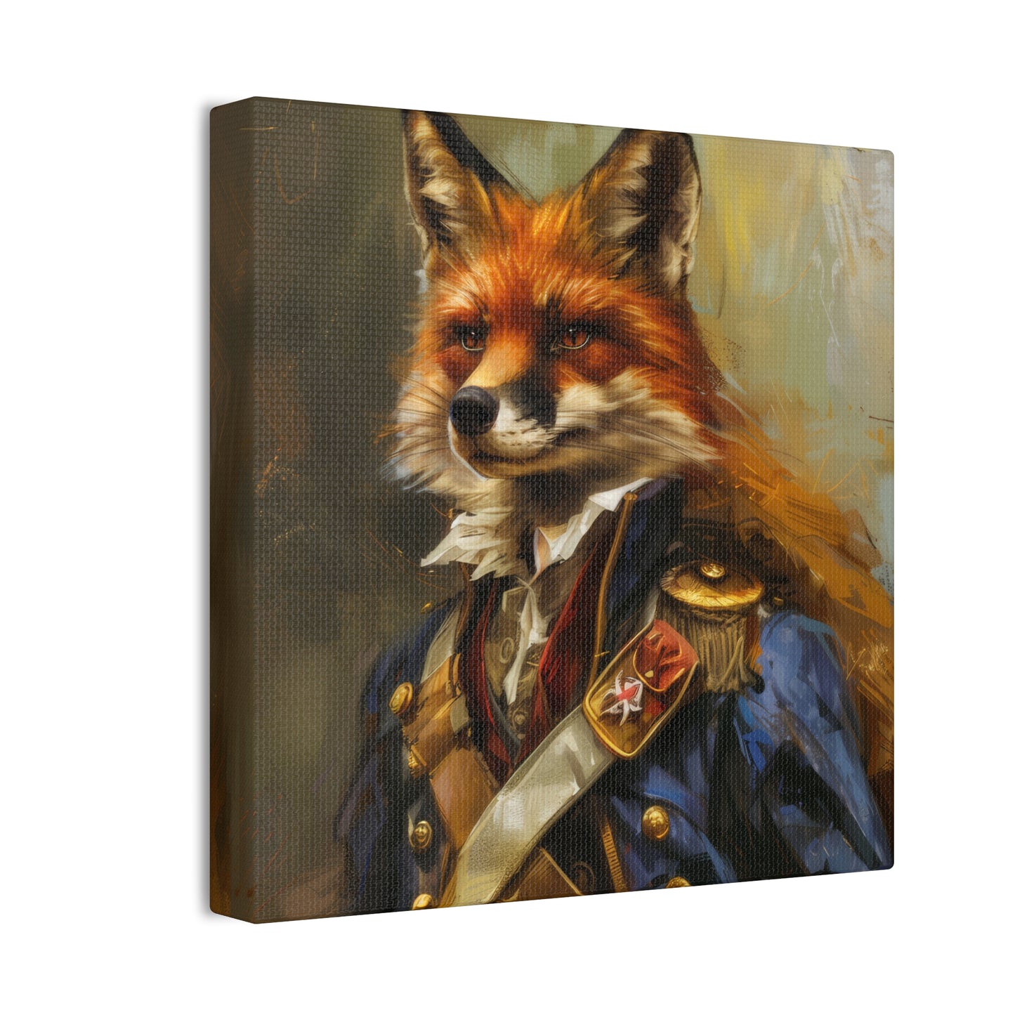 Major Fox - Canvas Stretched, 0.75"