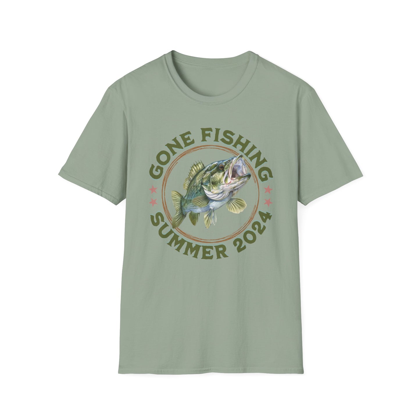 Gone Fishing - Unisex Softstyle T-Shirt