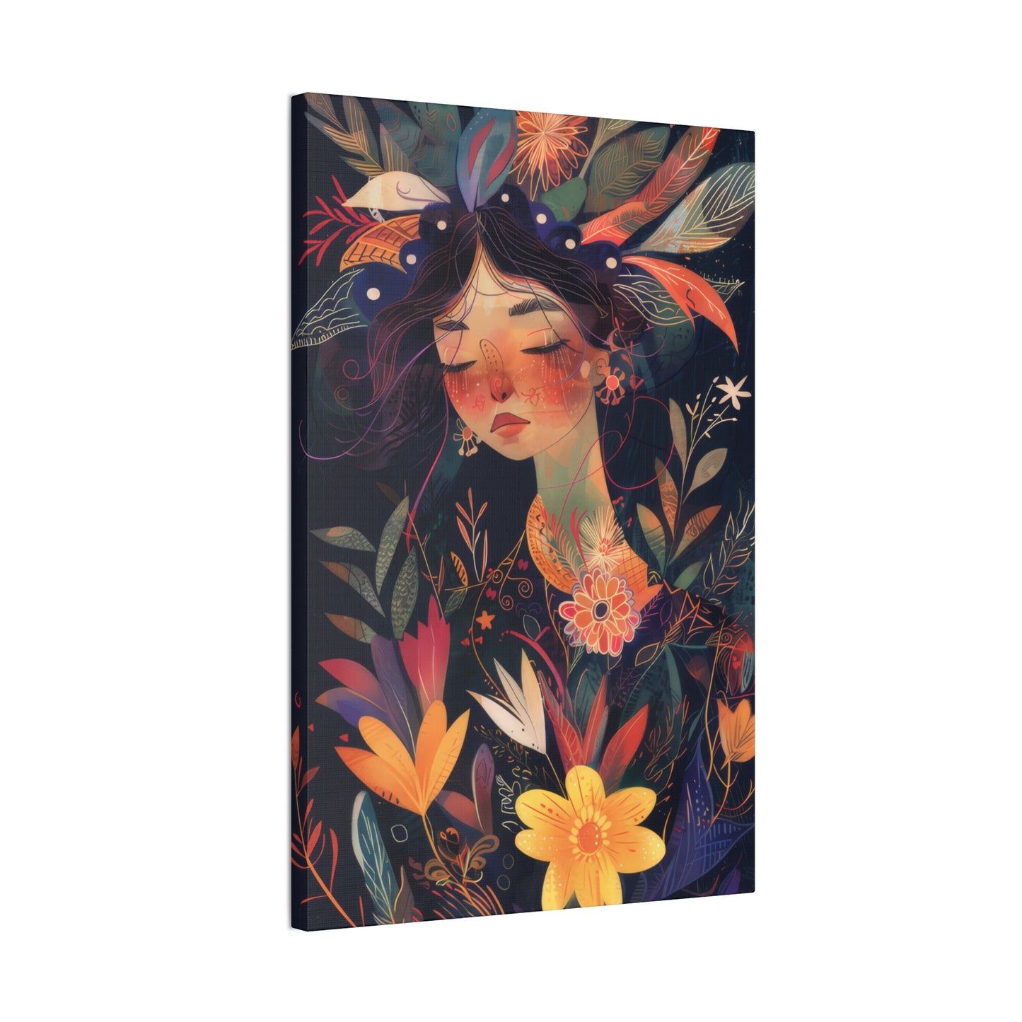 Flower Child - Canvas Stretched, 0.75"