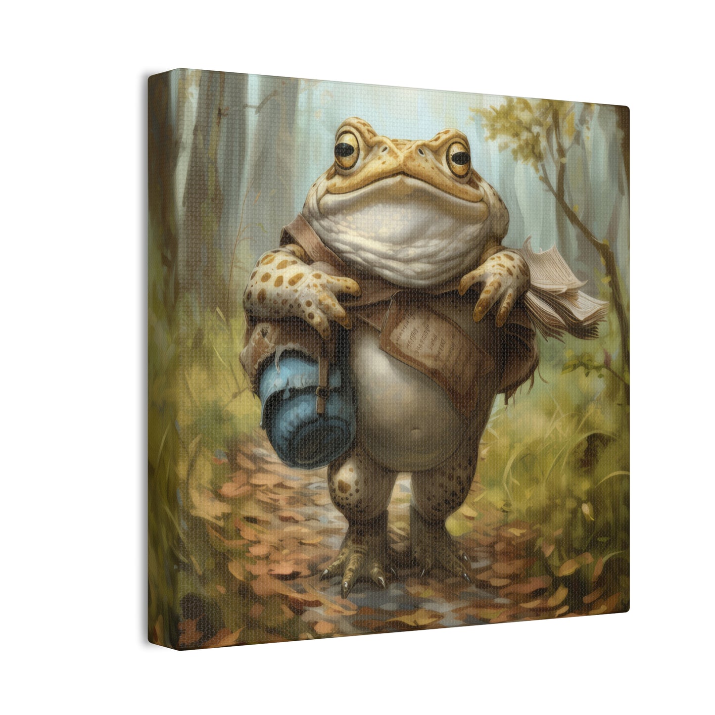 Traveling Toad - Canvas Stretched, 0.75"