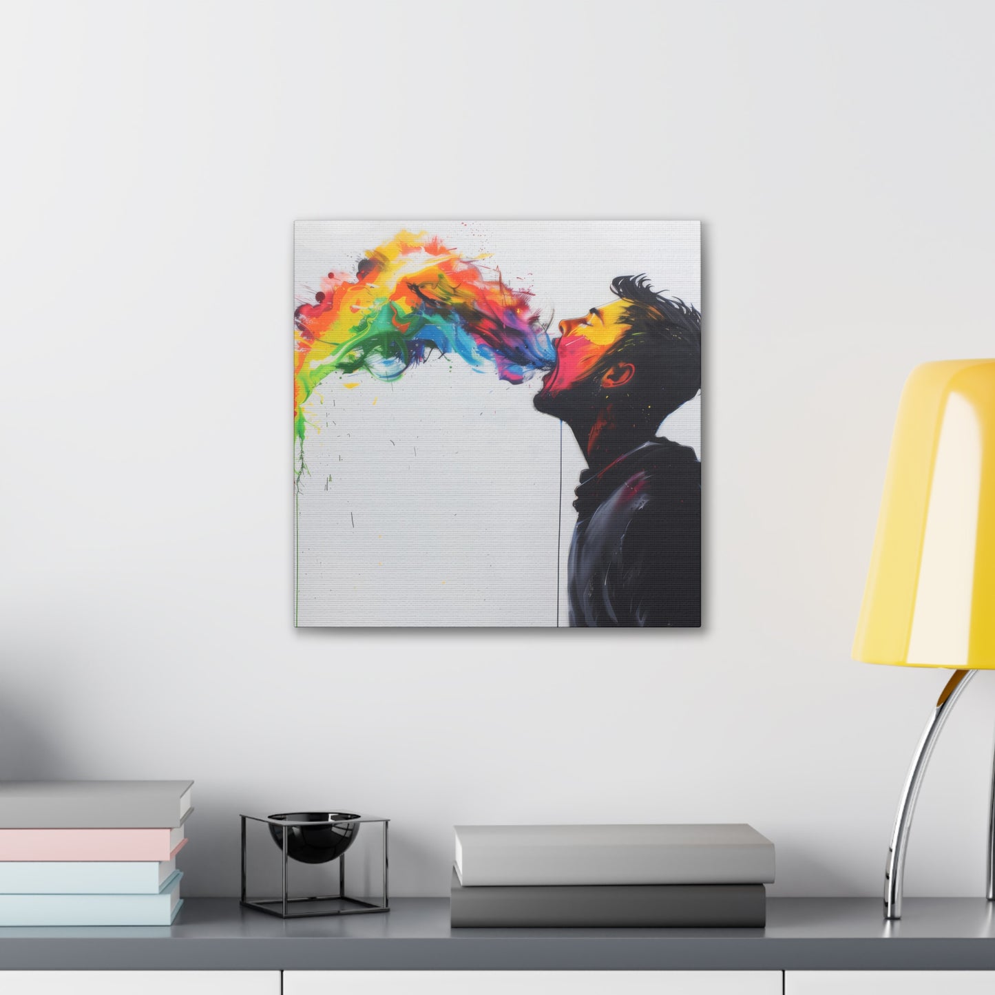 Rainbow Breath - Canvas Stretched, 0.75"