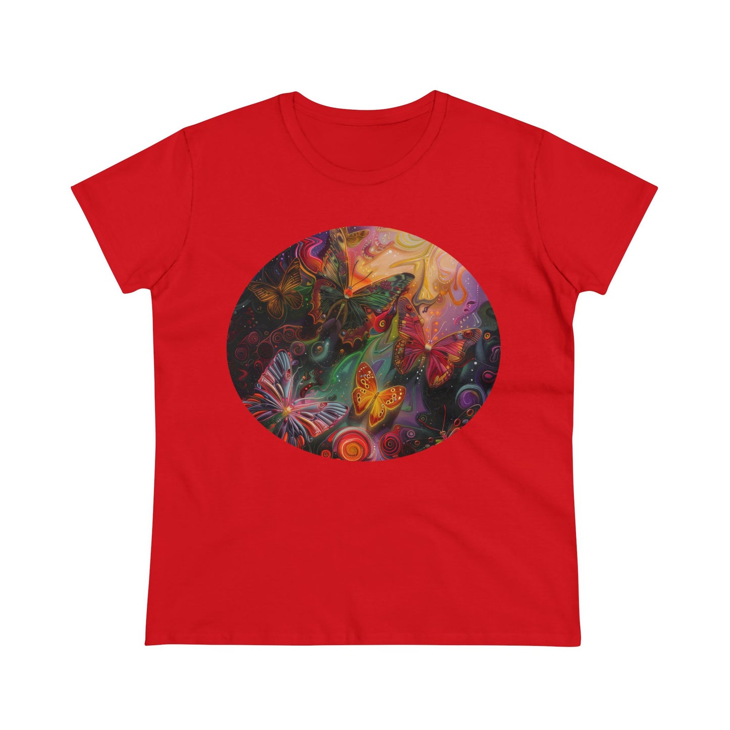 Butterflies - Women's Midweight Cotton Tee