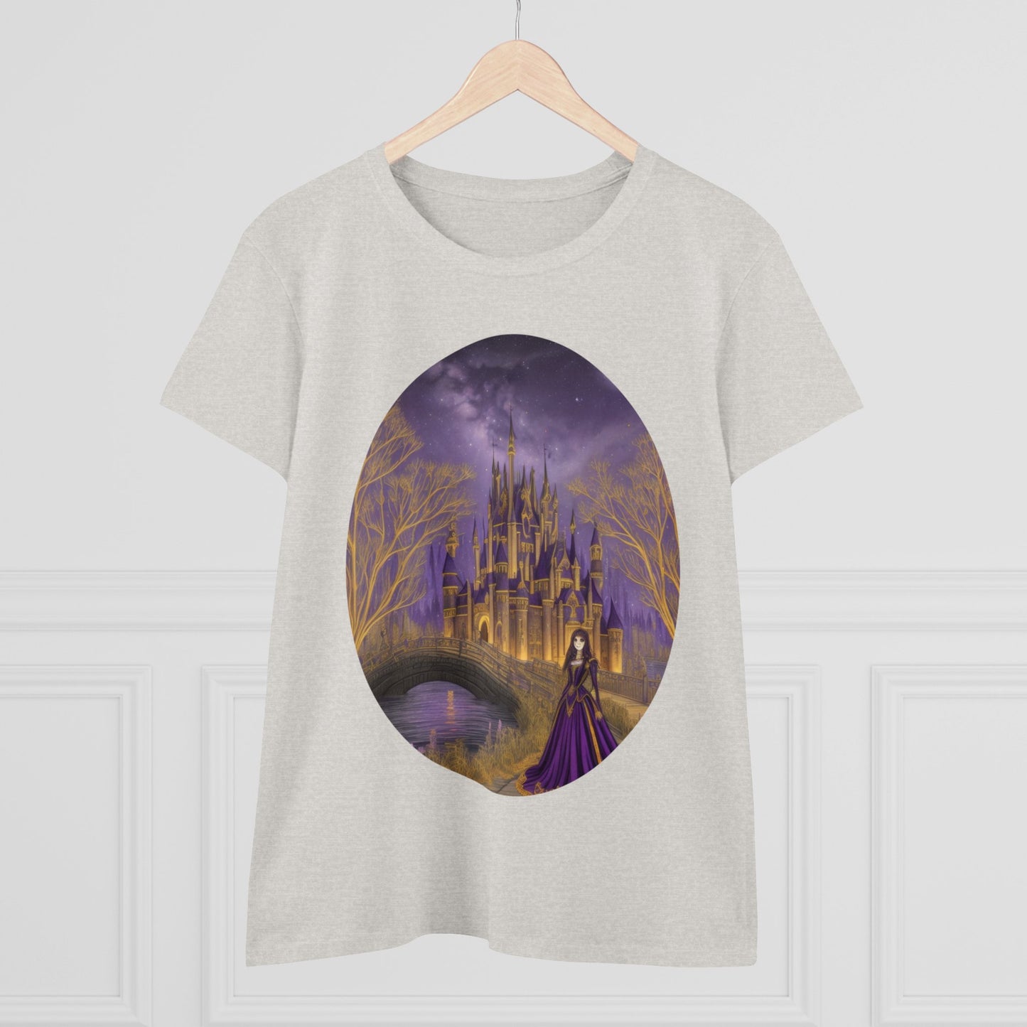 The Purple Castle - Fantasy - Women's Midweight Cotton Tee