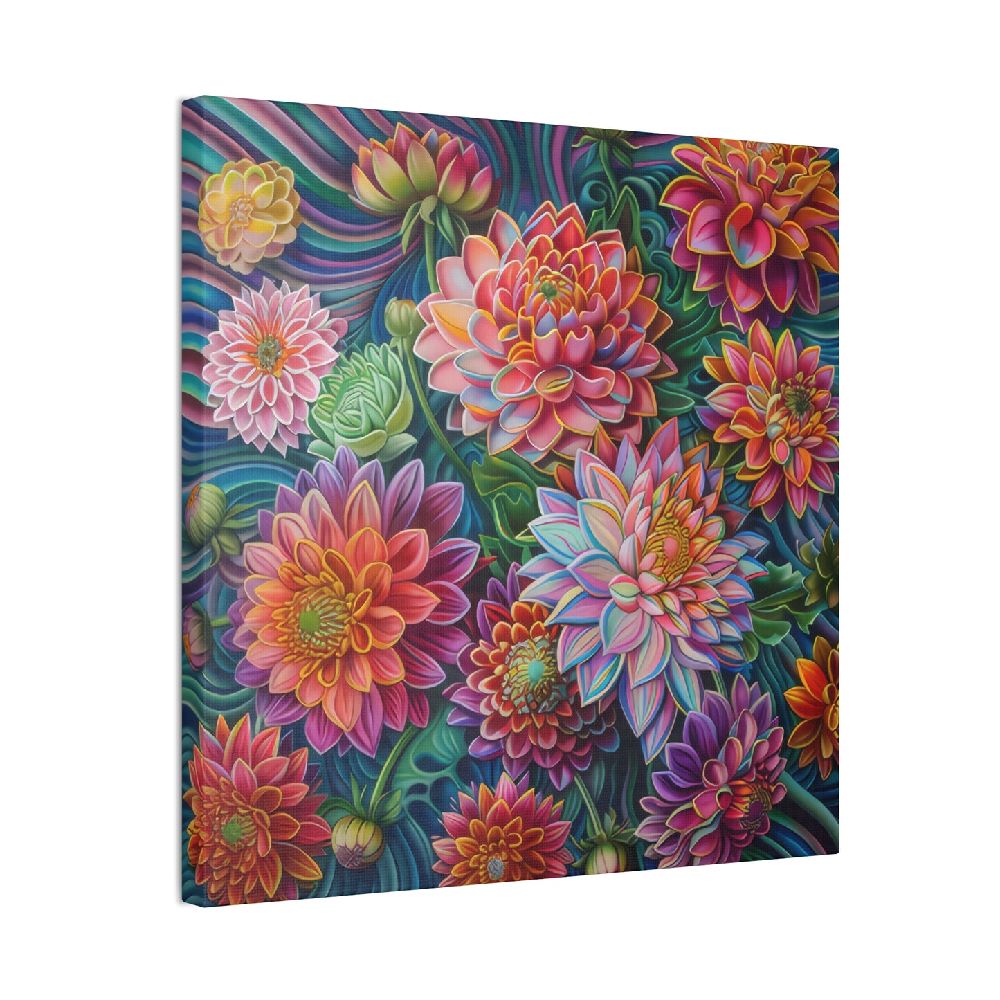 Flowers - Canvas Stretched, 0.75"