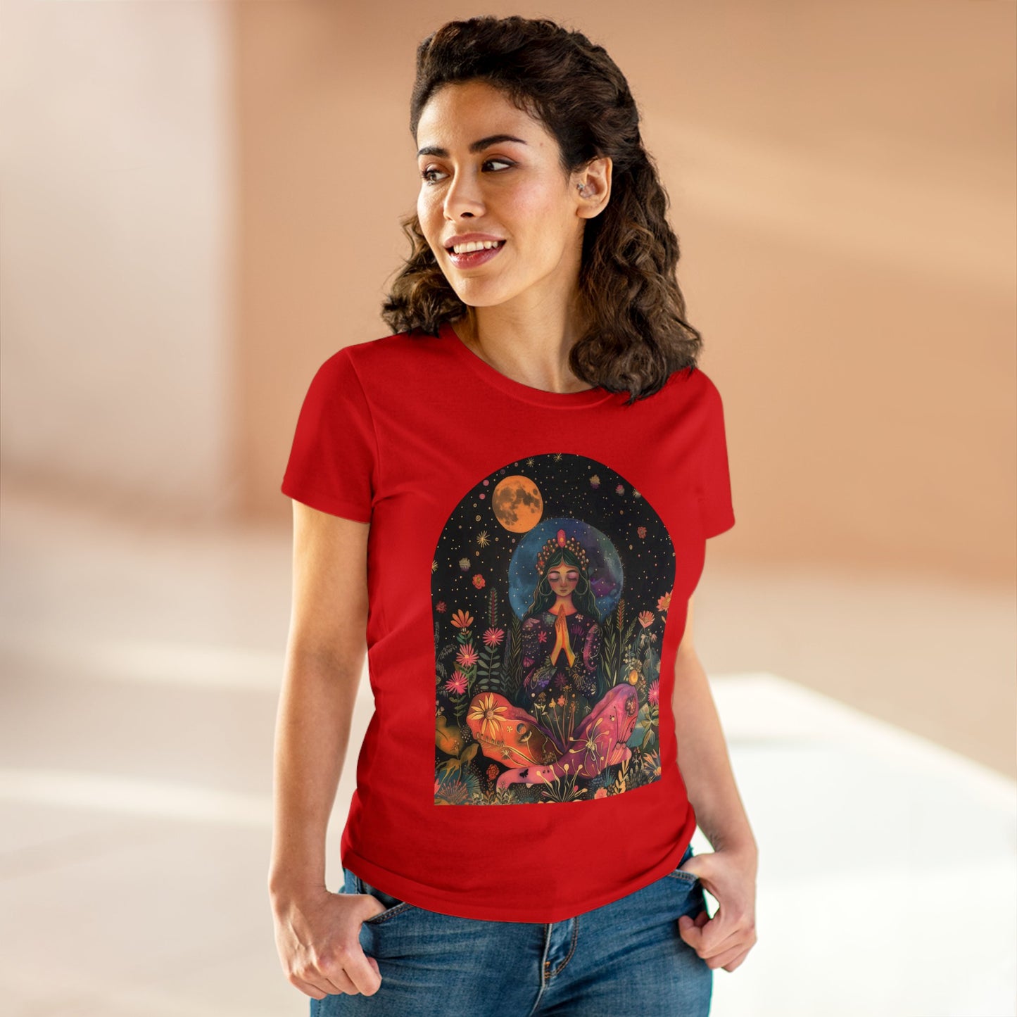 Meditation - Women's Midweight Cotton Tee