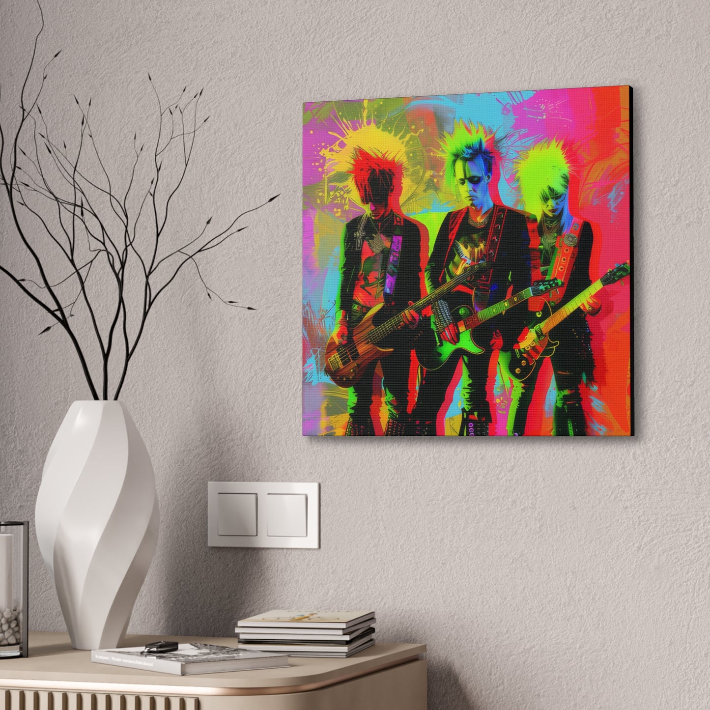 Punk Rockers - Canvas Stretched, 0.75"