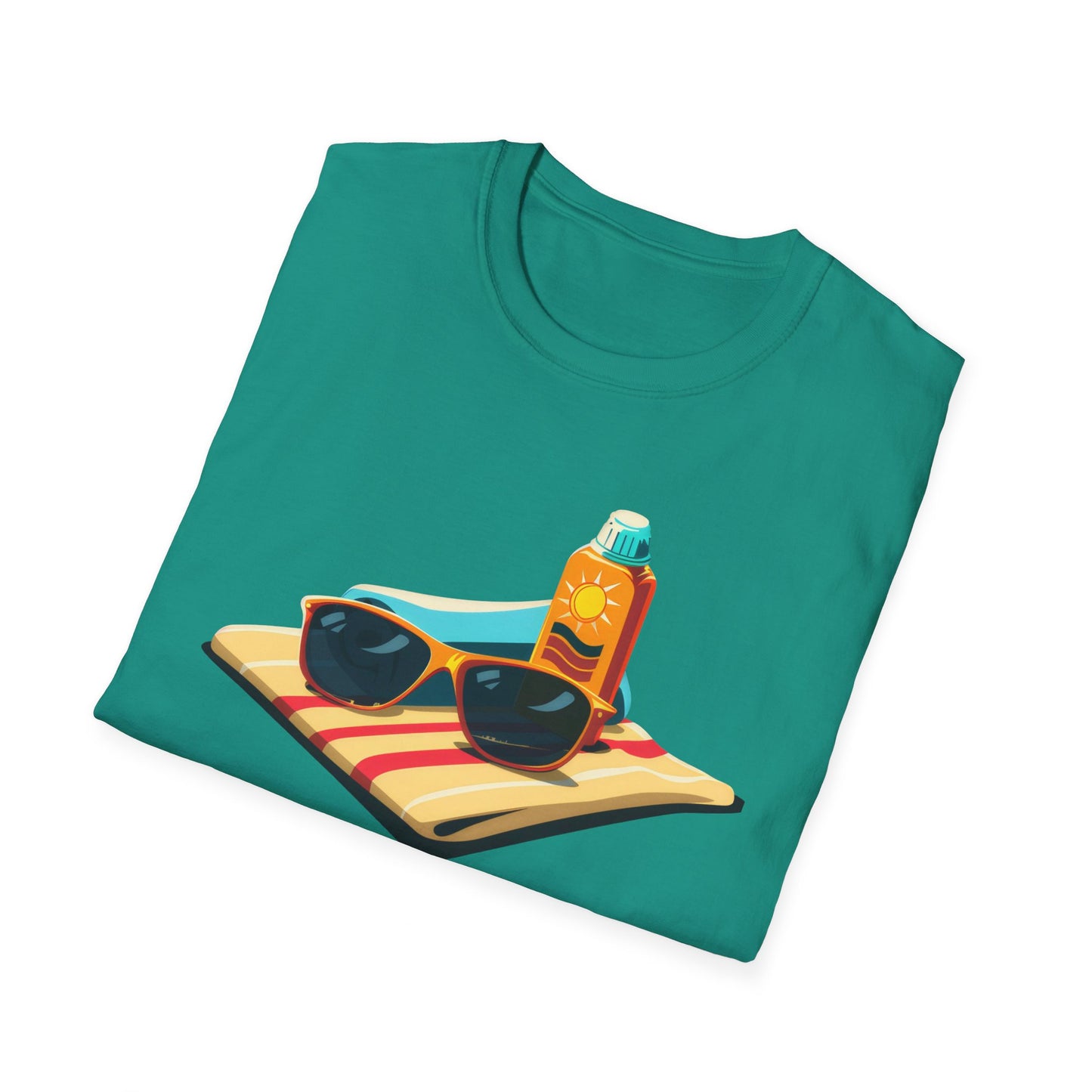 Beach Time! - Unisex Softstyle T-Shirt