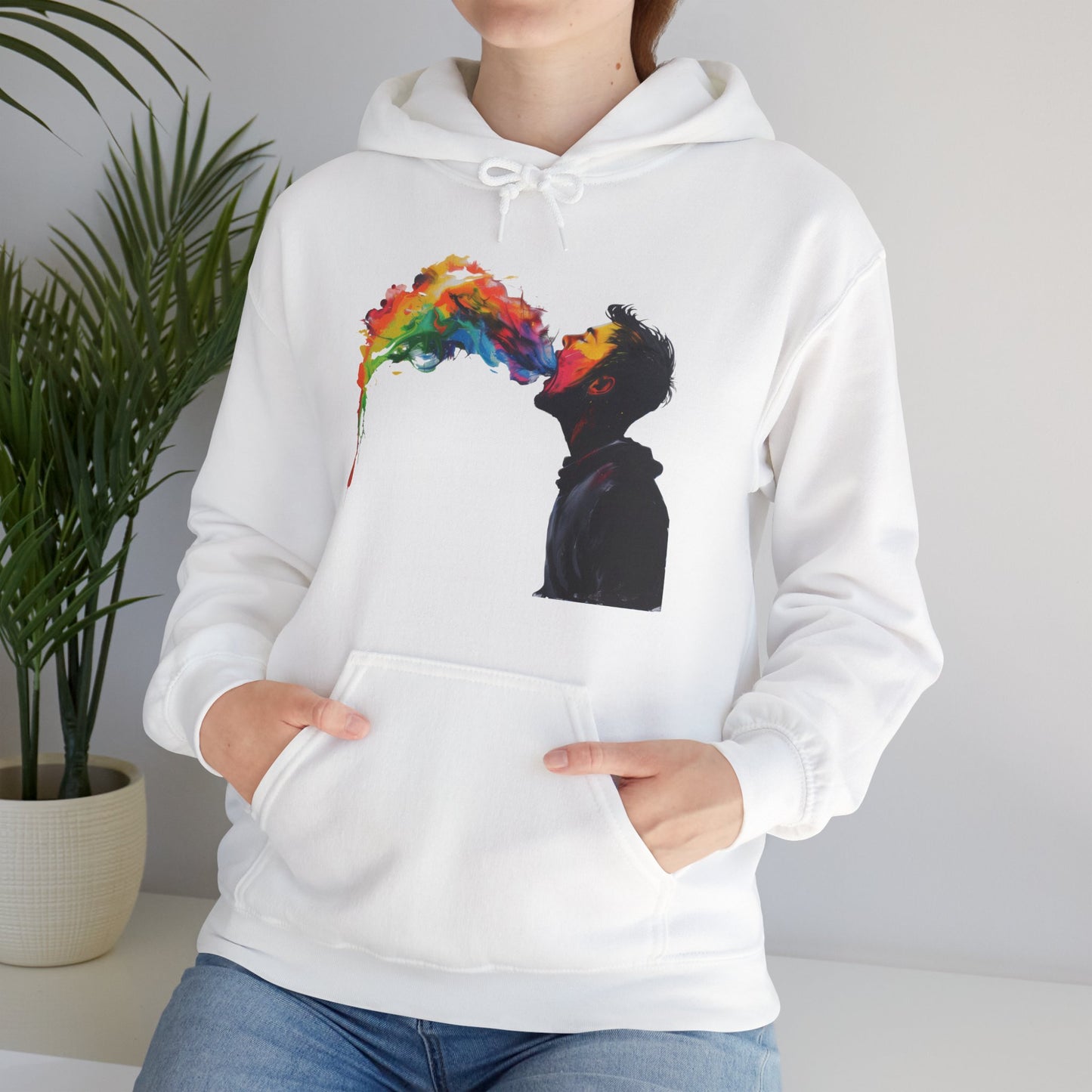 Rainbow Breath - Unisex Heavy Blend™ Hooded Sweatshirt