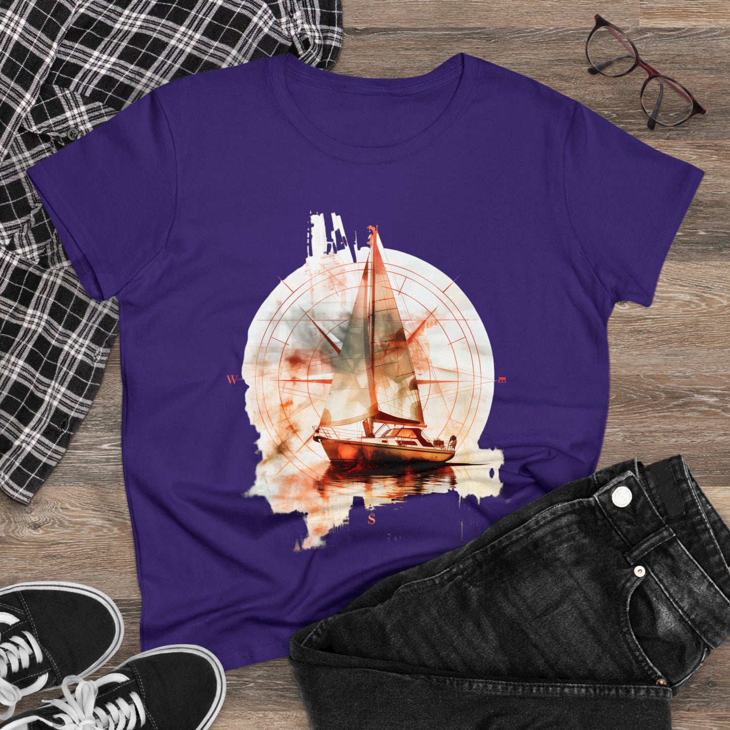 Sailing - Women's Midweight Cotton Tee