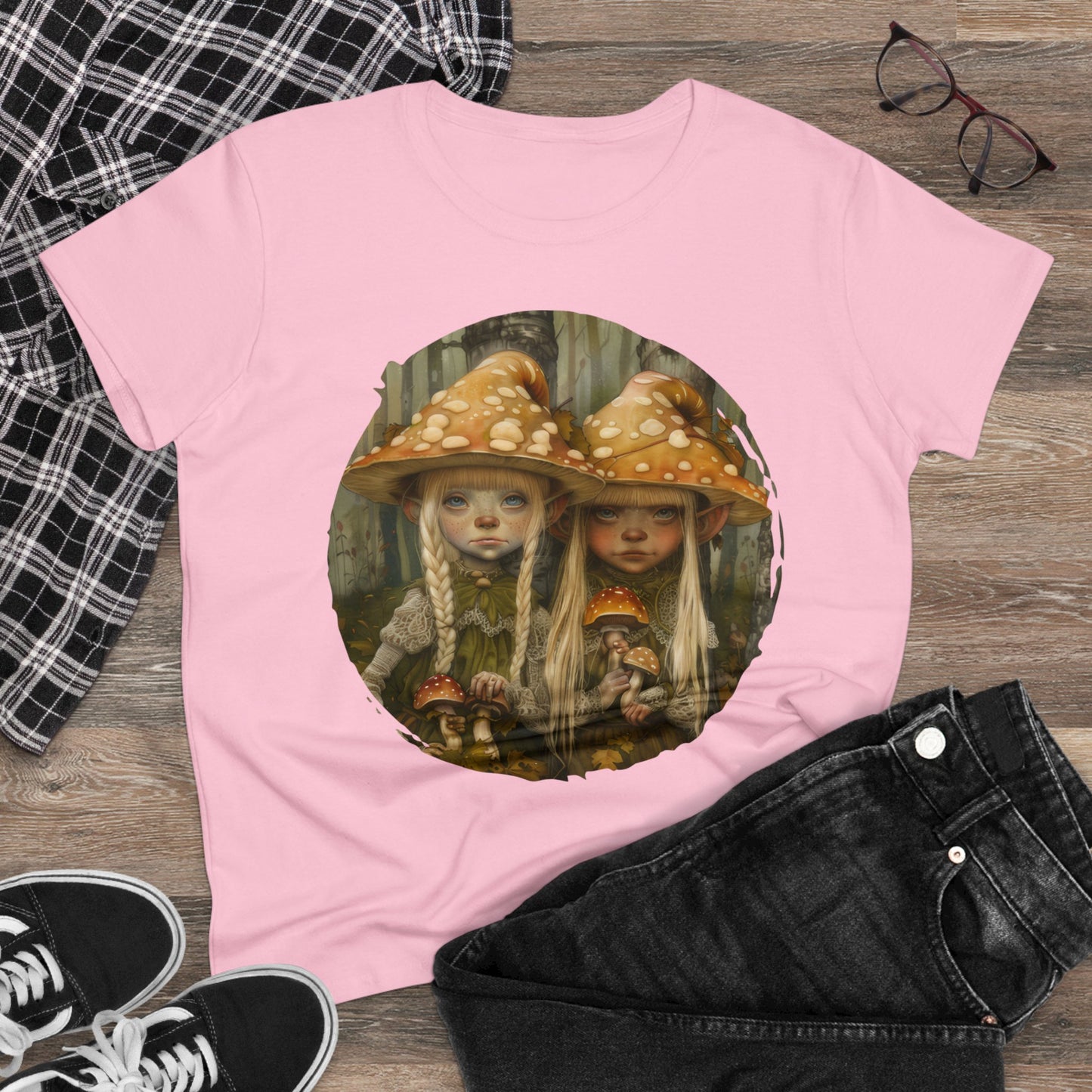 Elves - Fantasy - Women's Midweight Cotton Tee