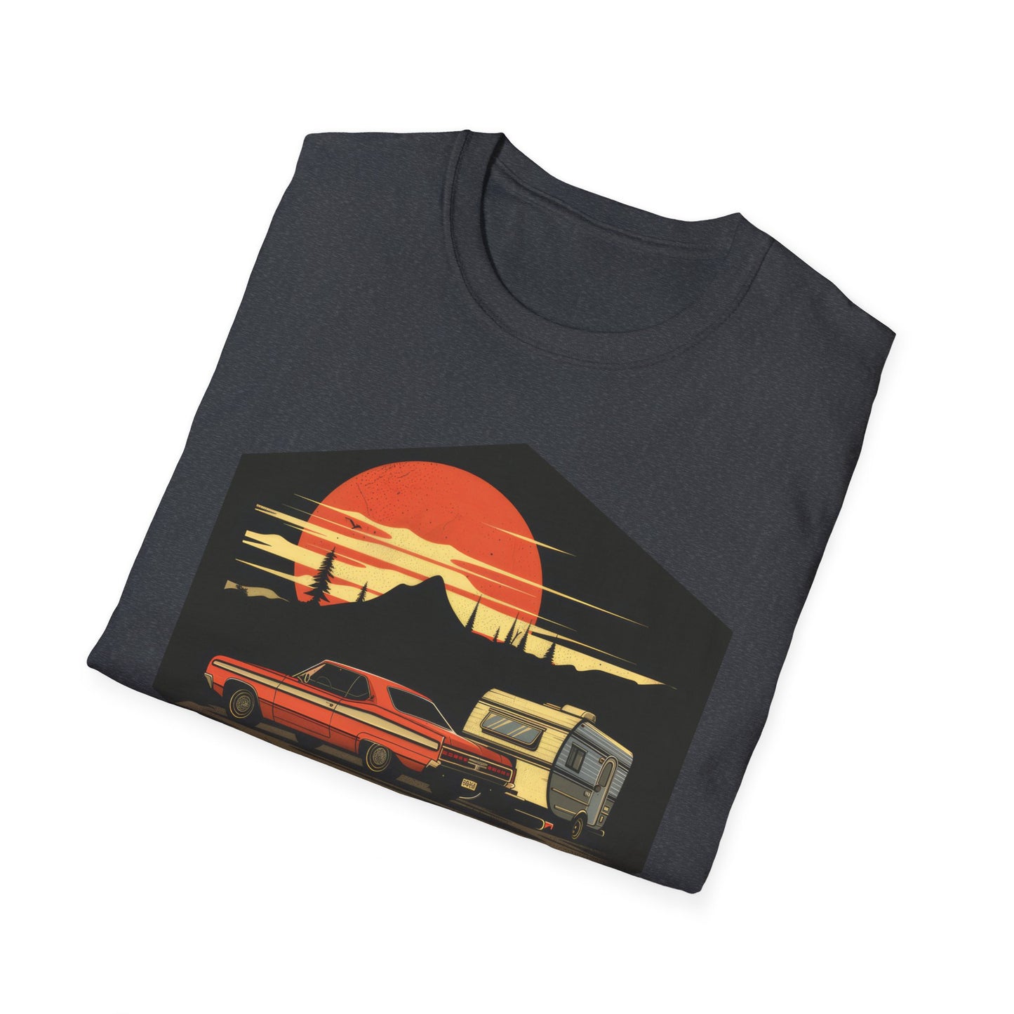 Camping! - Unisex Softstyle T-Shirt